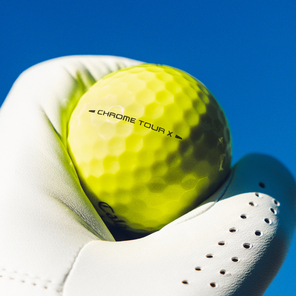 Chrome Tour X Yellow Golf Balls