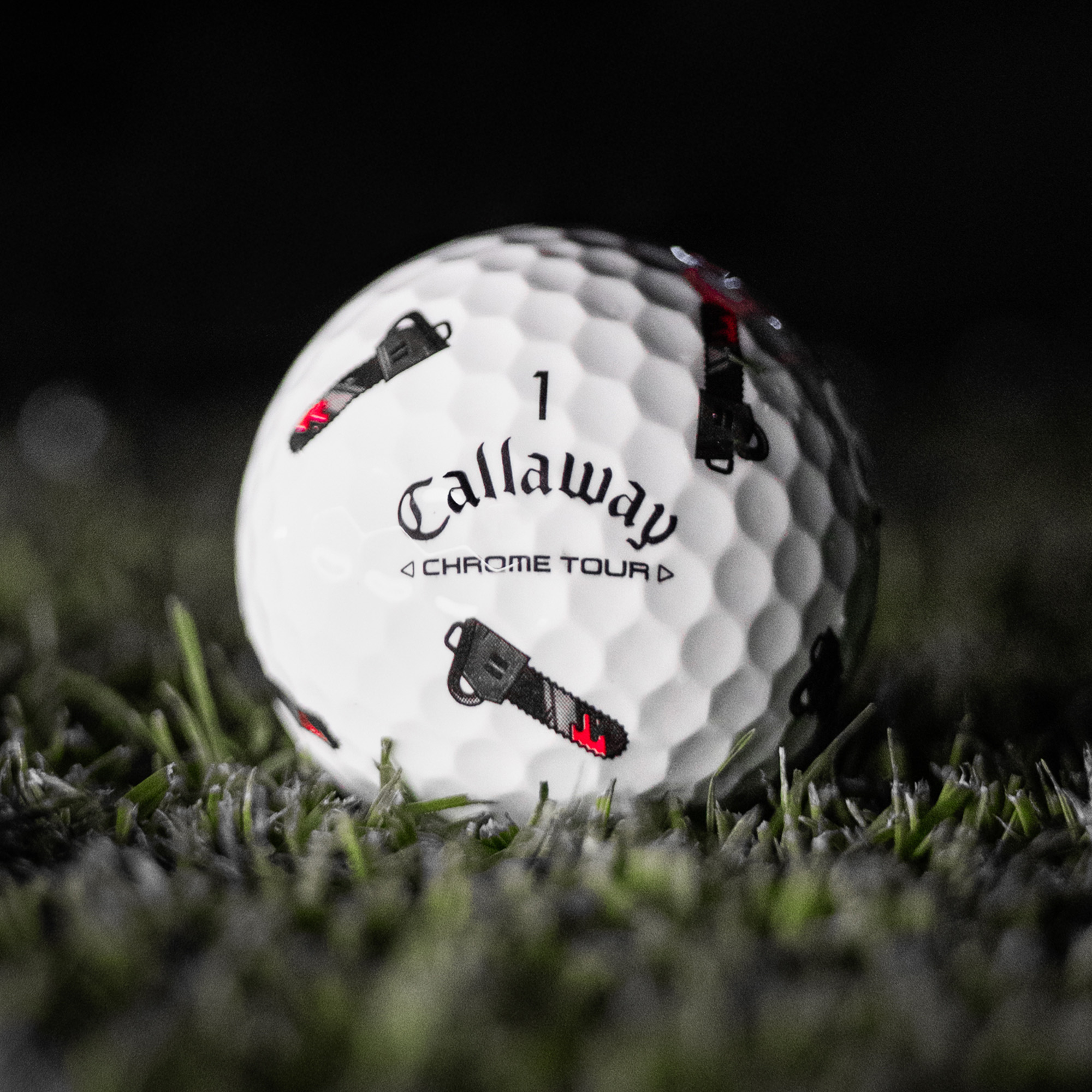Chrome Tour Halloween Golf Balls