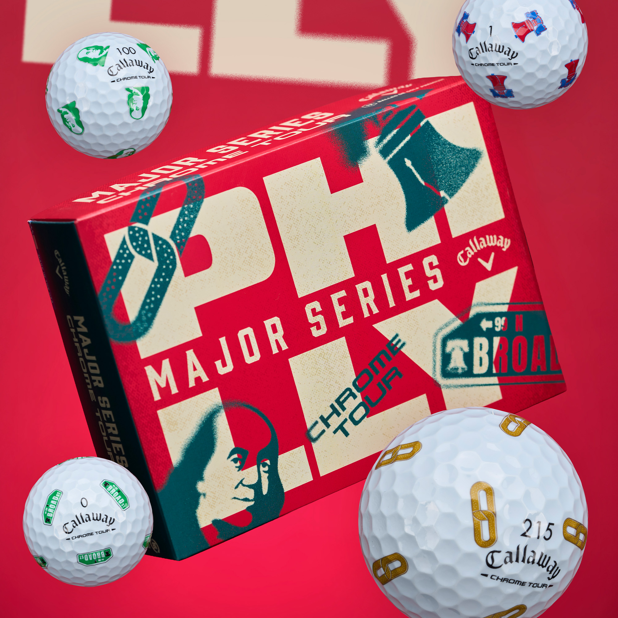 Chrome Tour Major Series: May Major Golf Balls