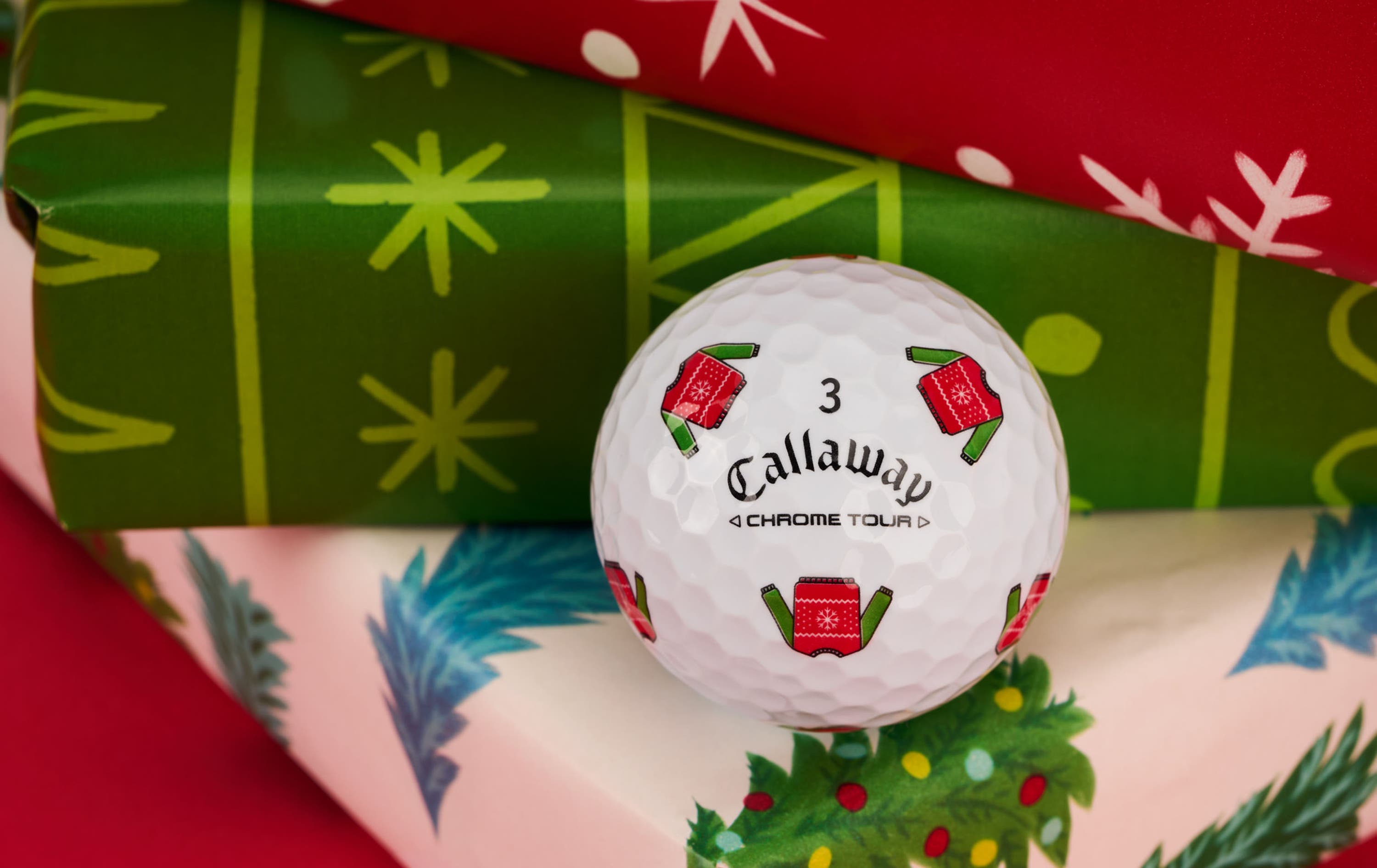 Chrome Tour Ugly Sweater Golf Balls