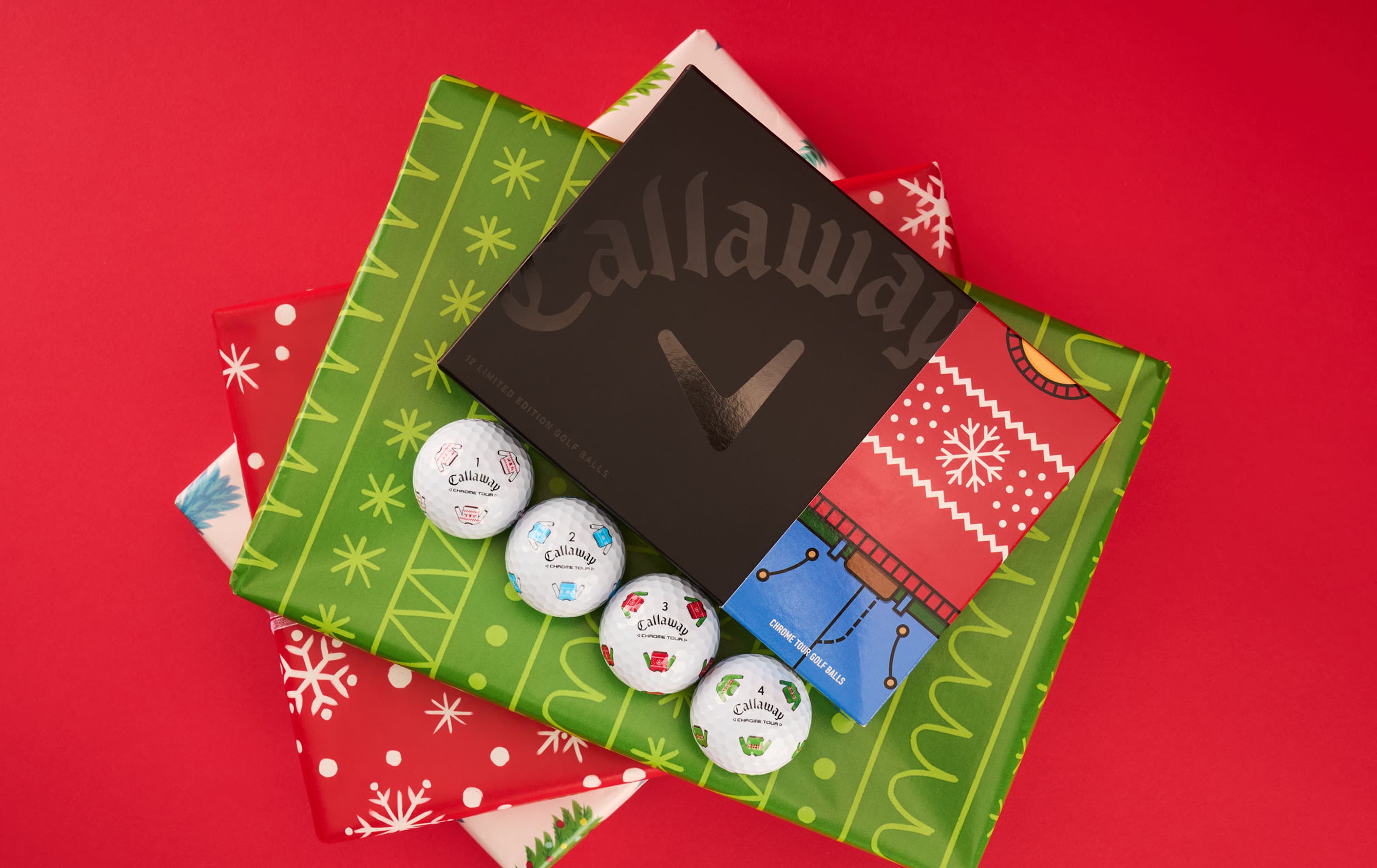 Chrome Tour Ugly Sweater Golf Balls