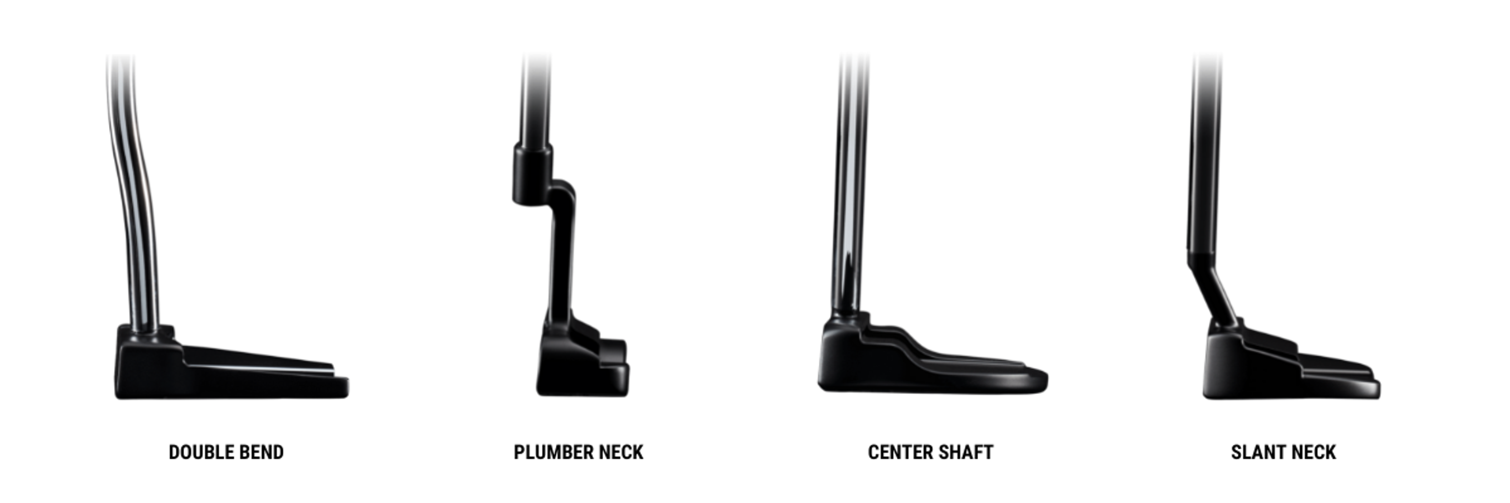 types of putter hosels