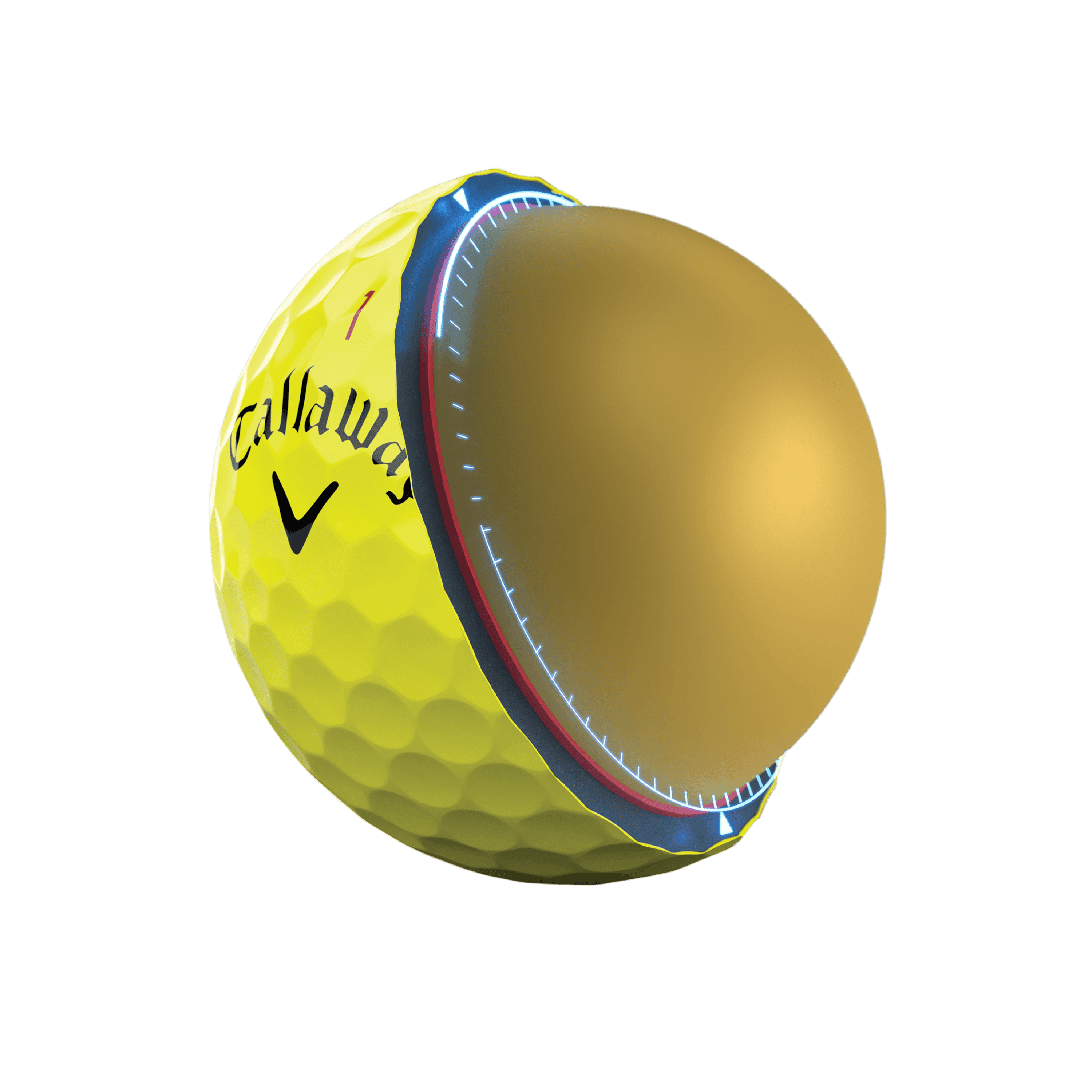 Chrome Tour Yellow Golf Balls features and benefits
