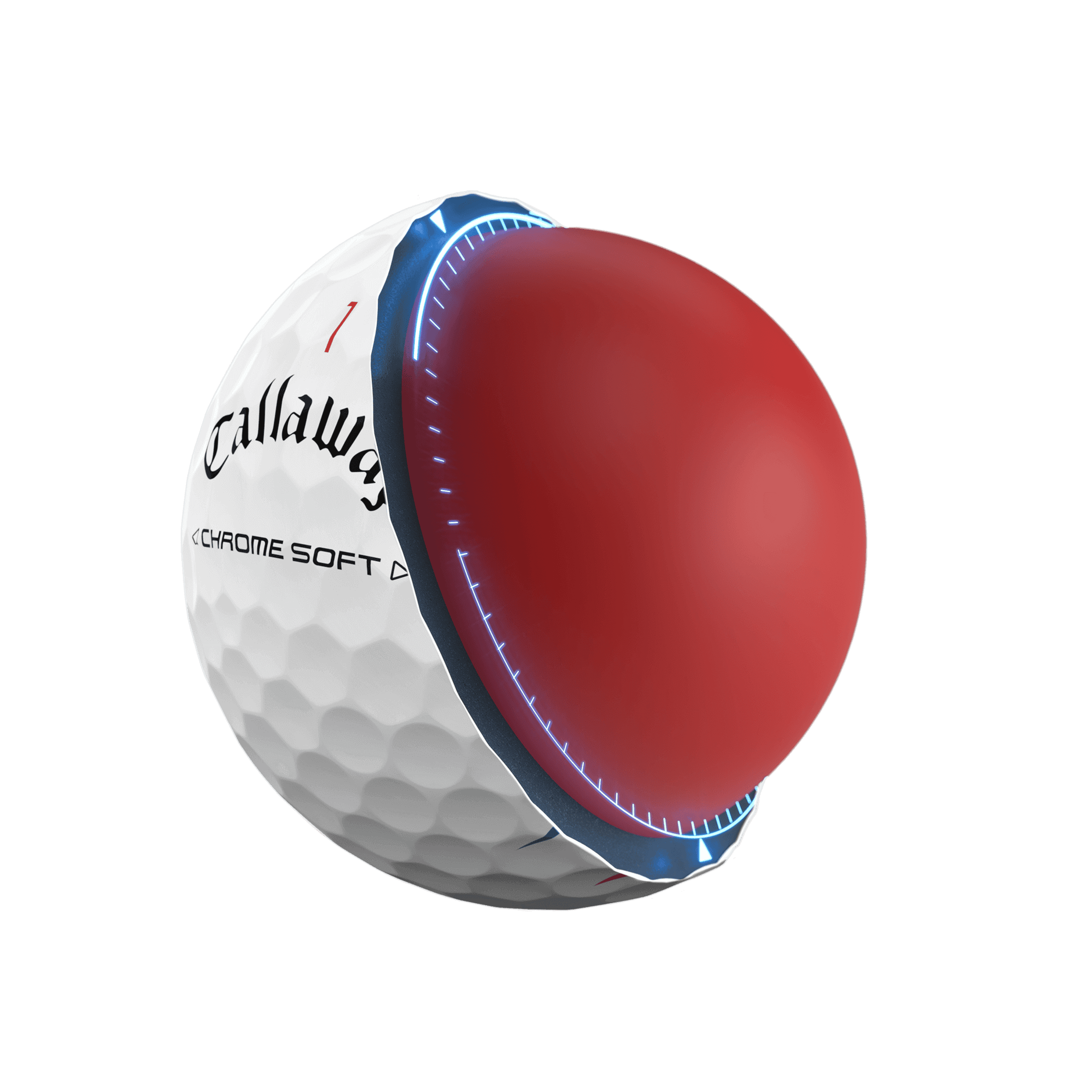Chrome Soft white golf balls features and benefits