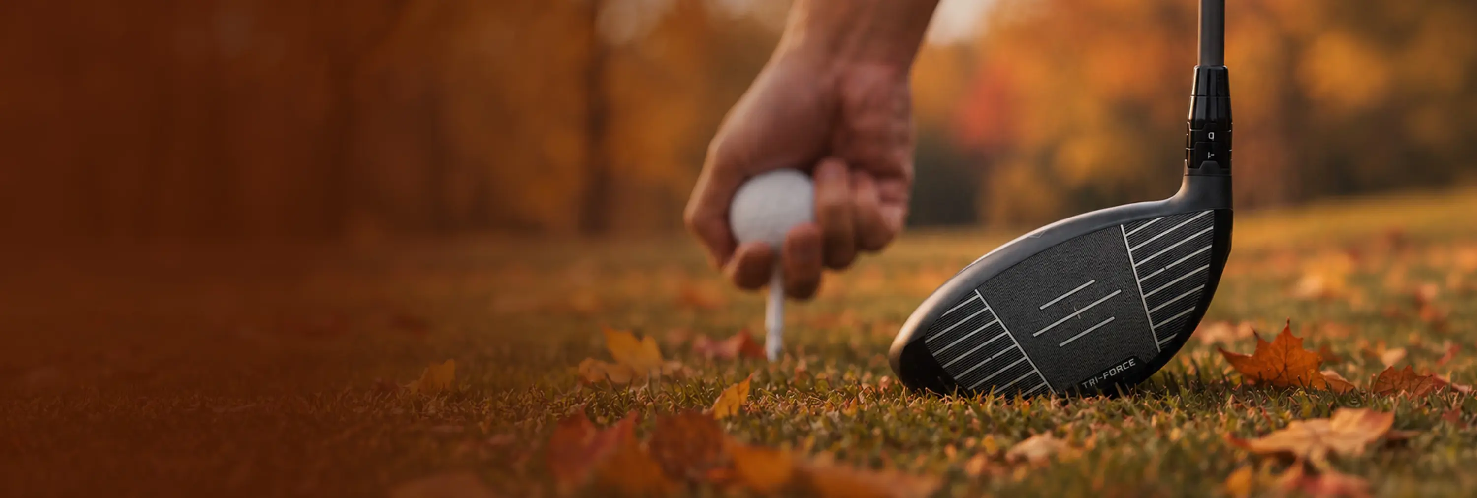 club on fall background