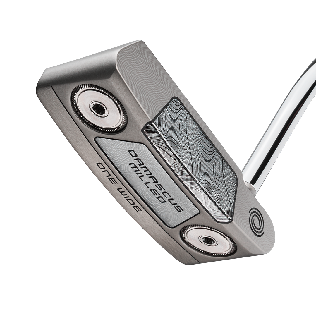 Damascus Milled One Wide Single Bend Putter