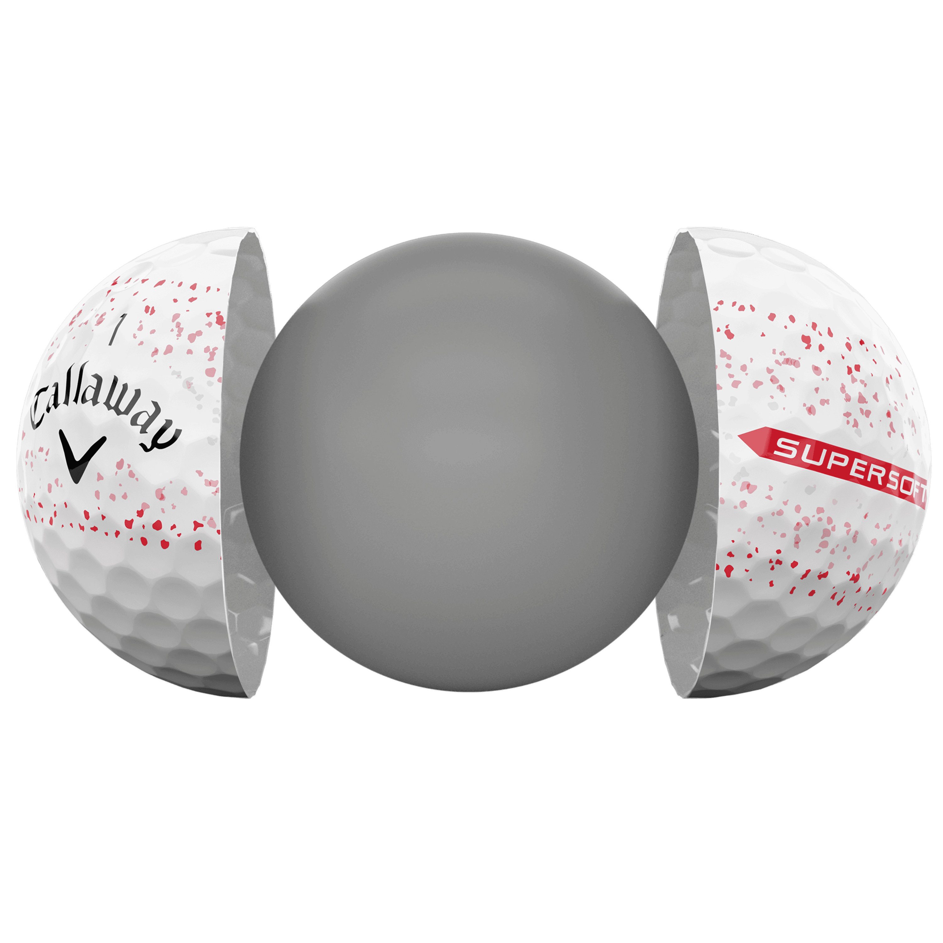 Callaway Supersoft 360 Red Golf Balls Technology