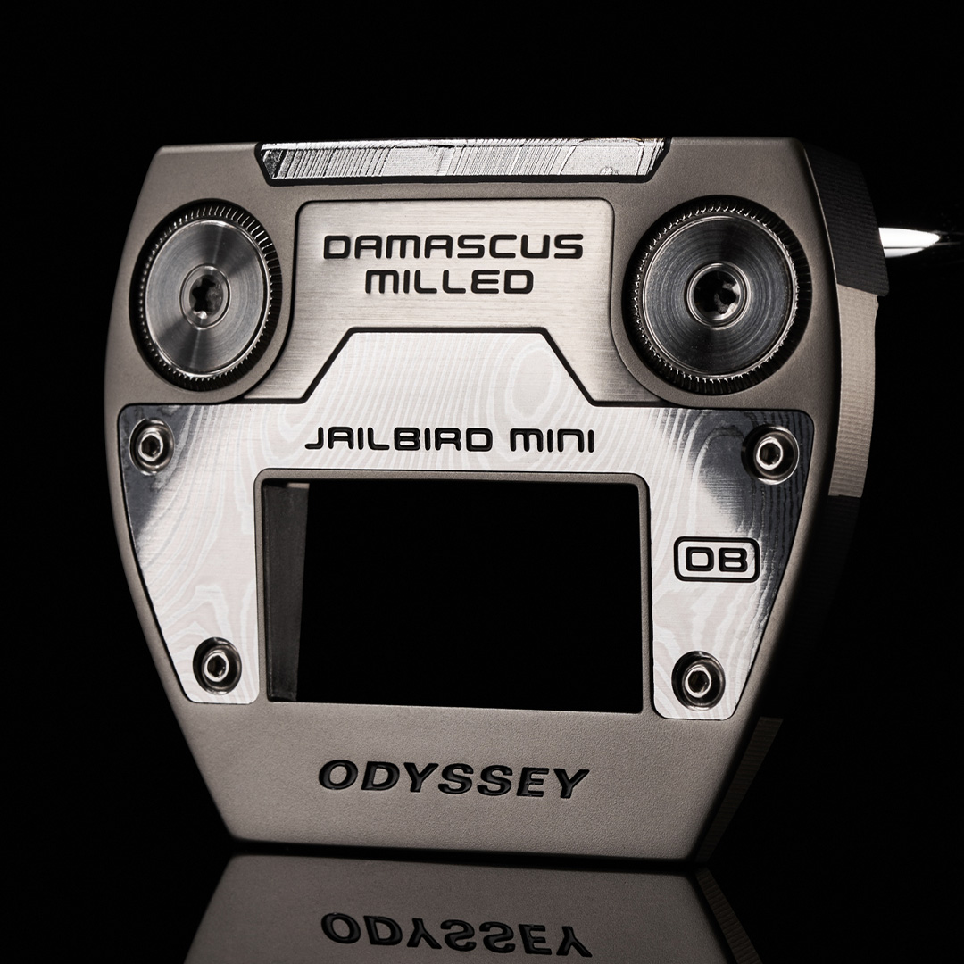 Damascus Milled Jailbird Mini Double Bend Putter