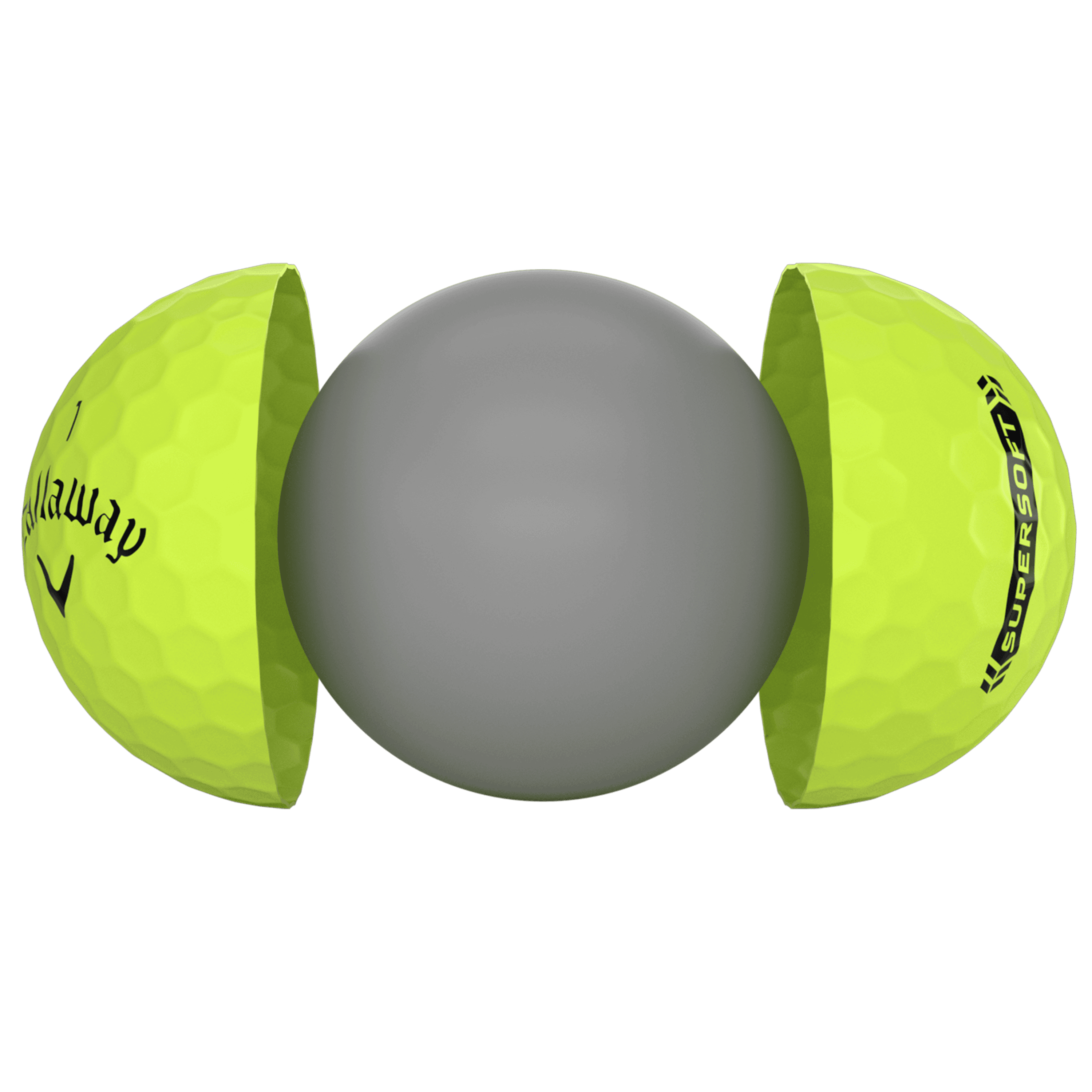 Callaway Supersoft Matte Green Golf Balls Technology