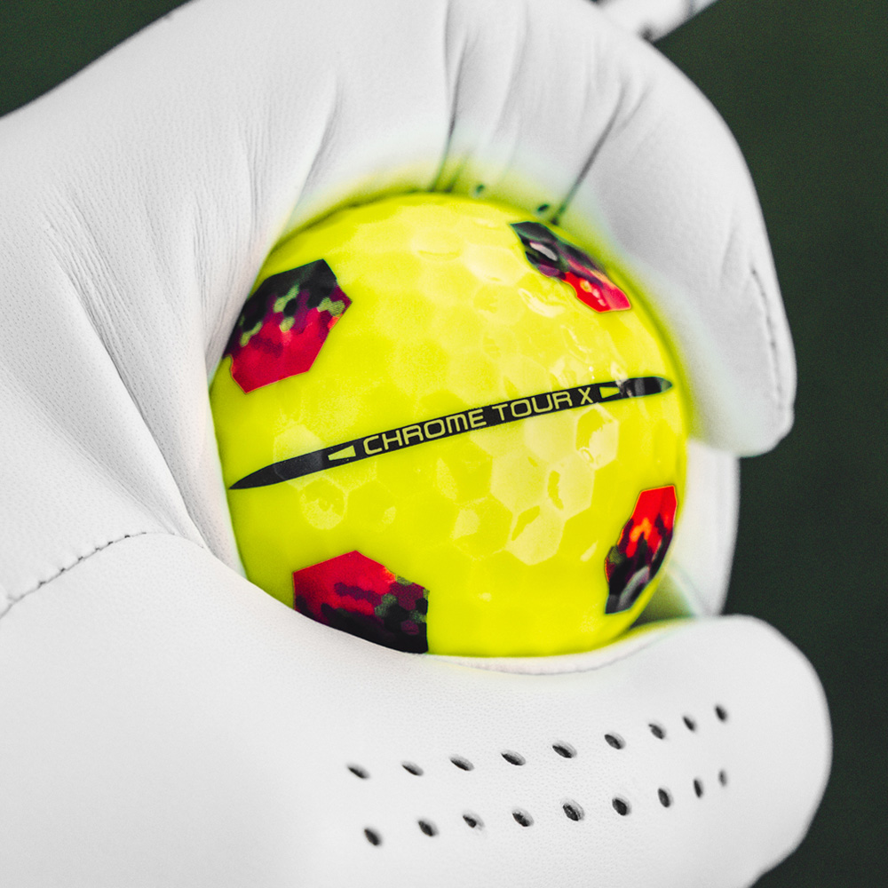 Chrome Tour X TruTrack Yellow Golf Balls
