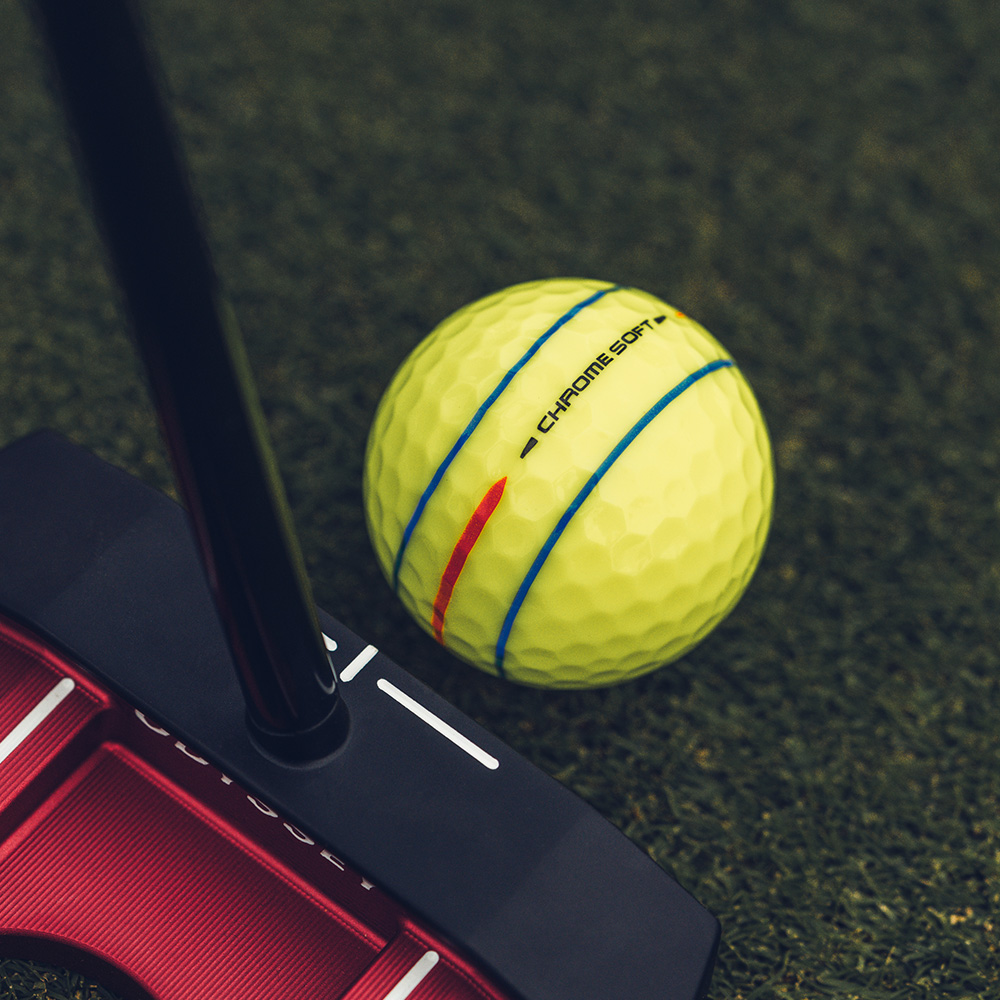 Chrome Soft 360 Triple Track Yellow Golf Balls