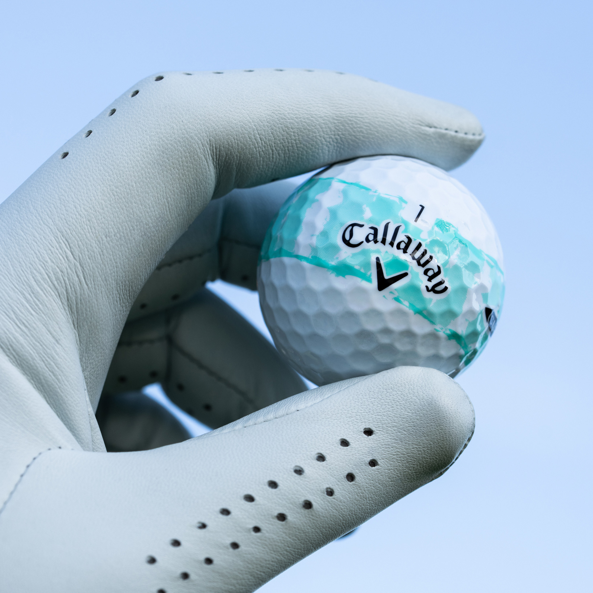 Supersoft Distressed Teal Stripe Golf Balls