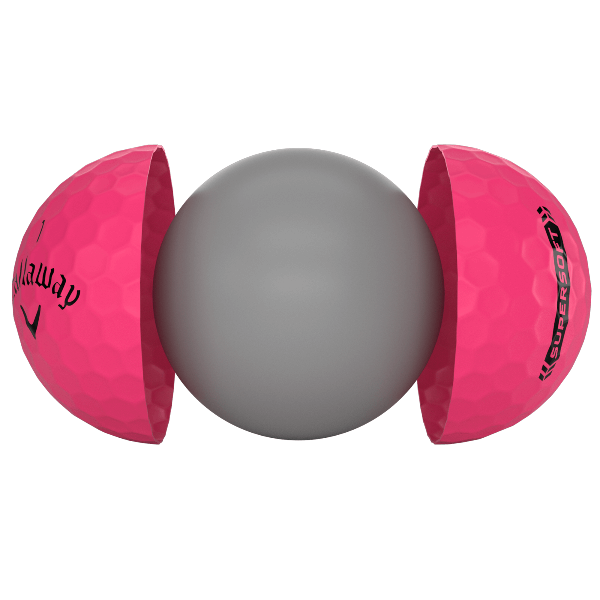 2023 Supersoft Matte Pink Golf Balls