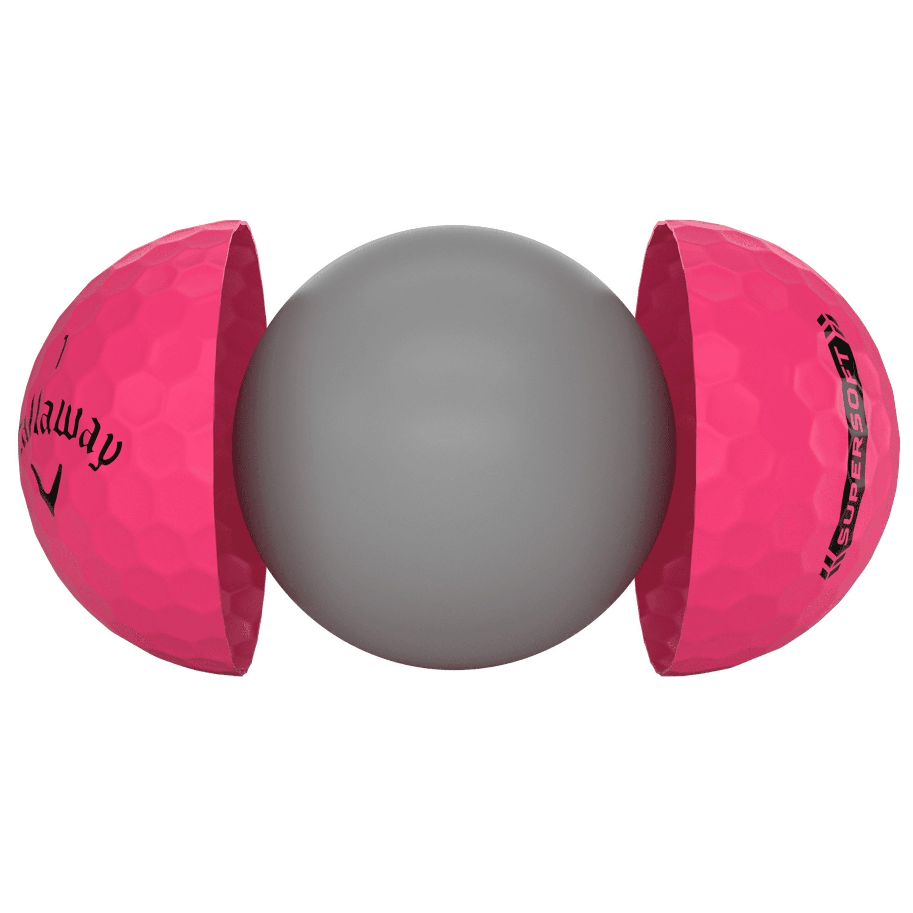 Callaway Supersoft Matte Pink Golf Balls Technology