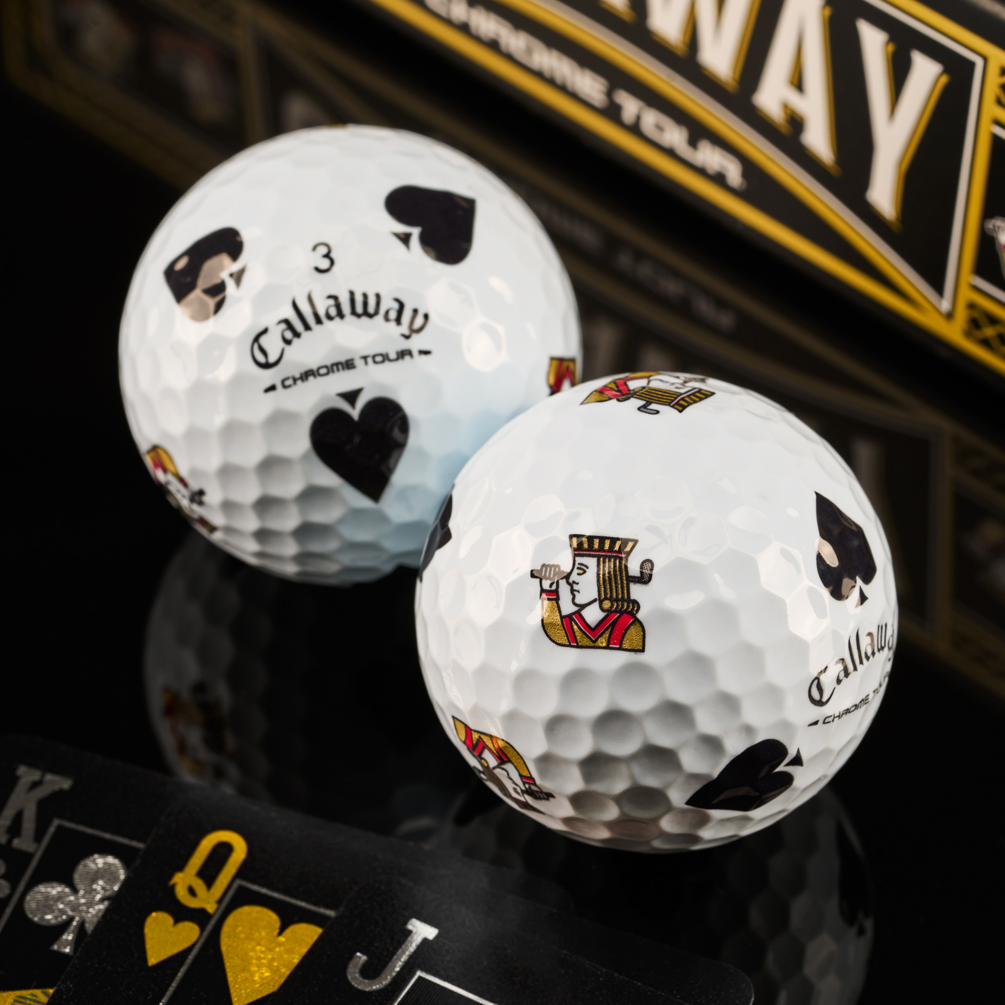 Chrome Tour Suits Golf Balls