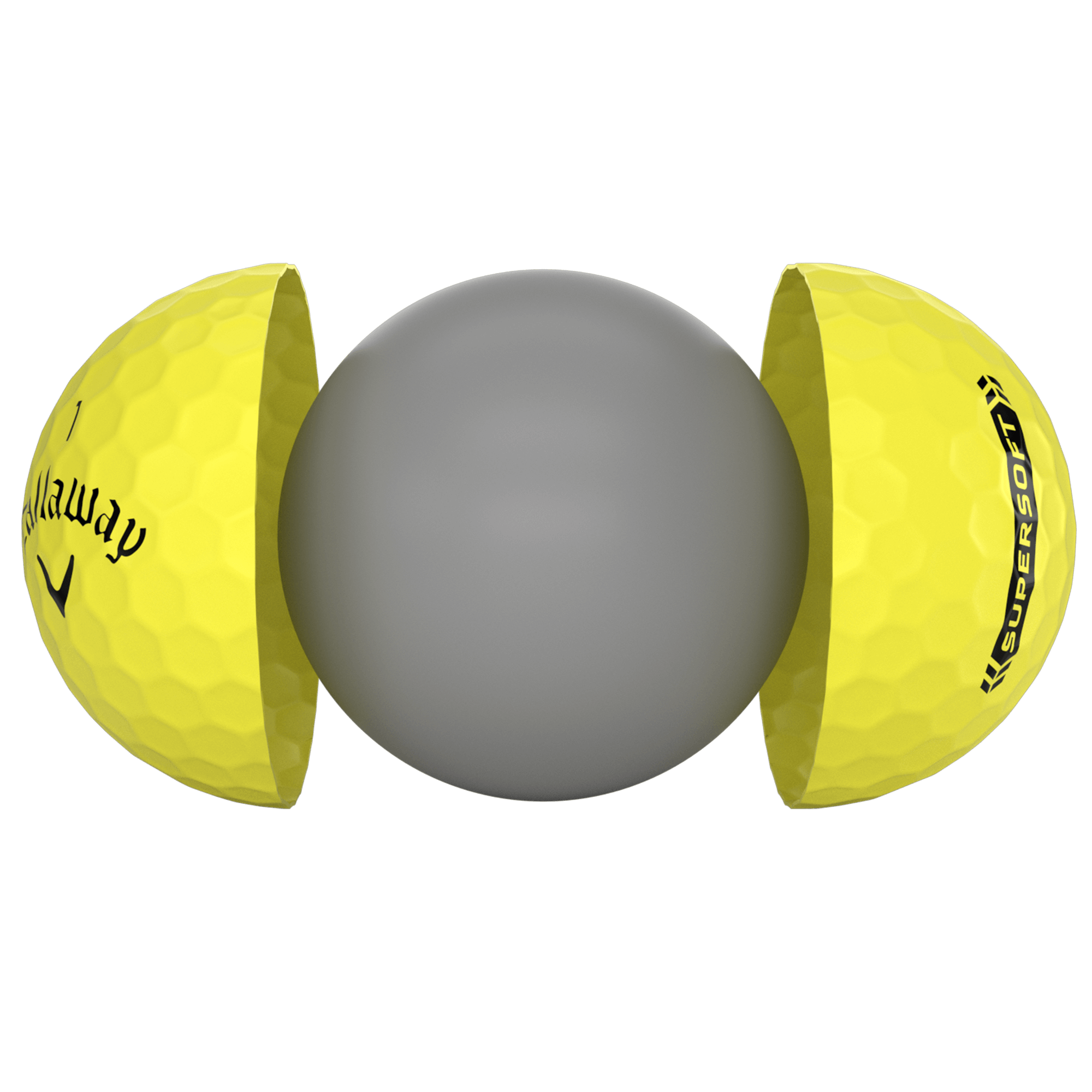 2023 Supersoft Yellow Golf Balls