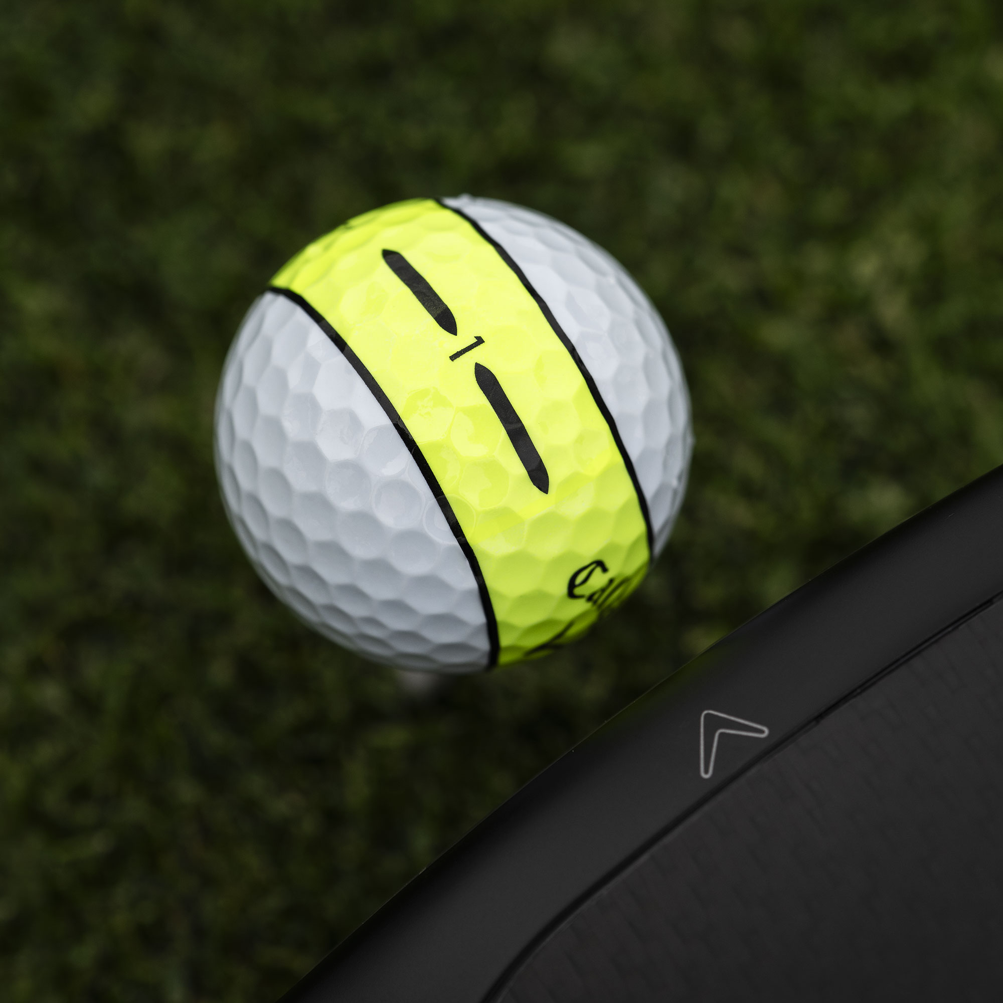 Chrome Soft 360 Yellow Stripe Golf Balls
