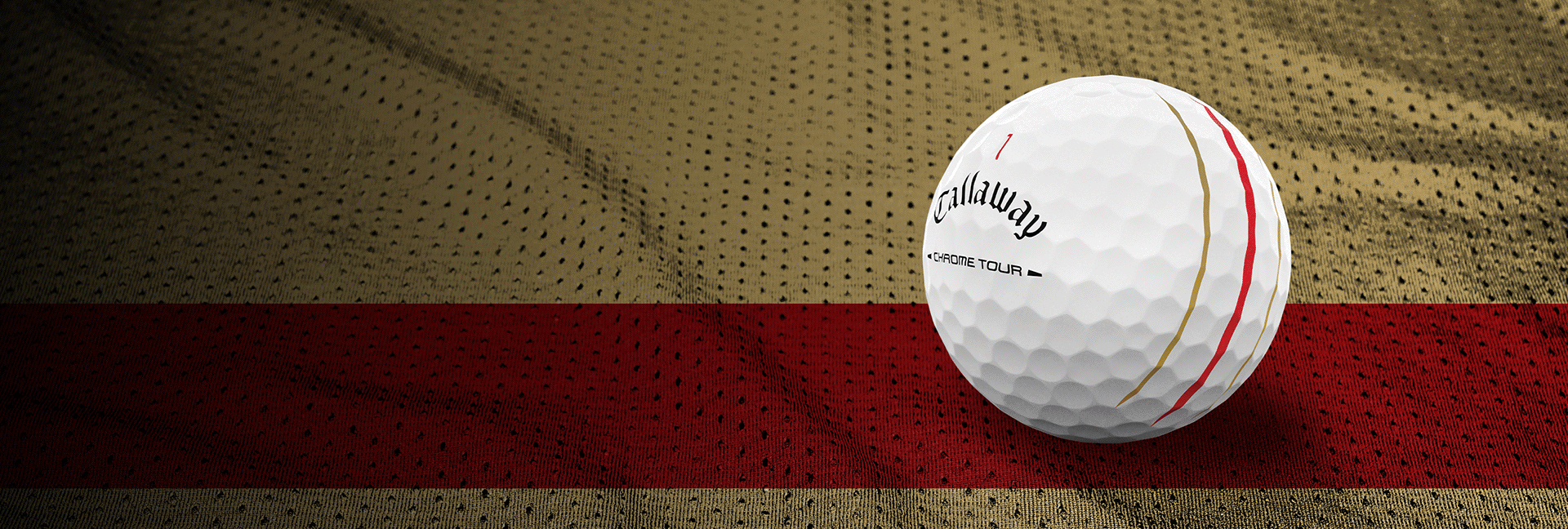 Chrome Tour Orange and Blue Triple Track Golf Balls
