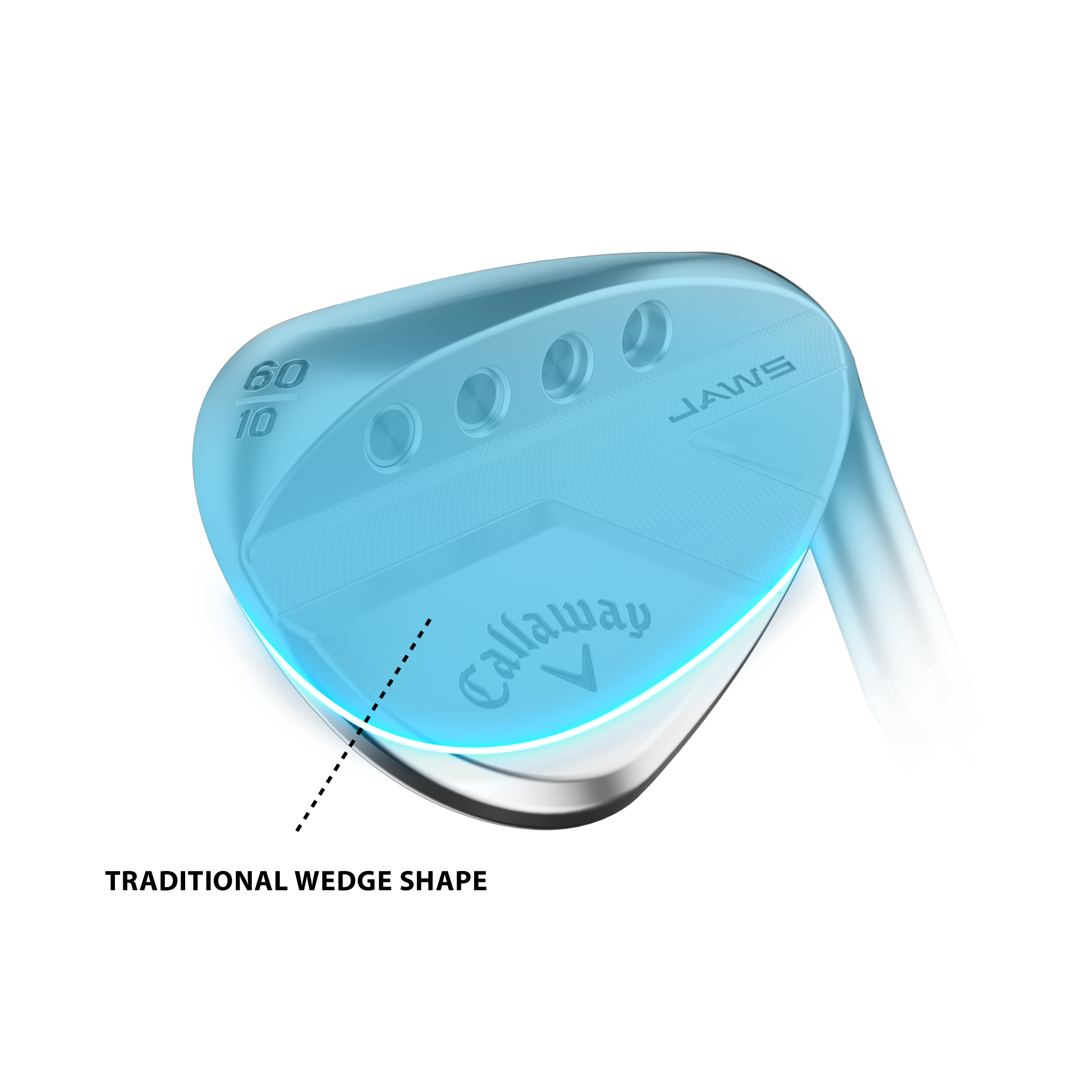 Callaway JAWS Full Toe Raw Face Chrome Custom Fit Wedge