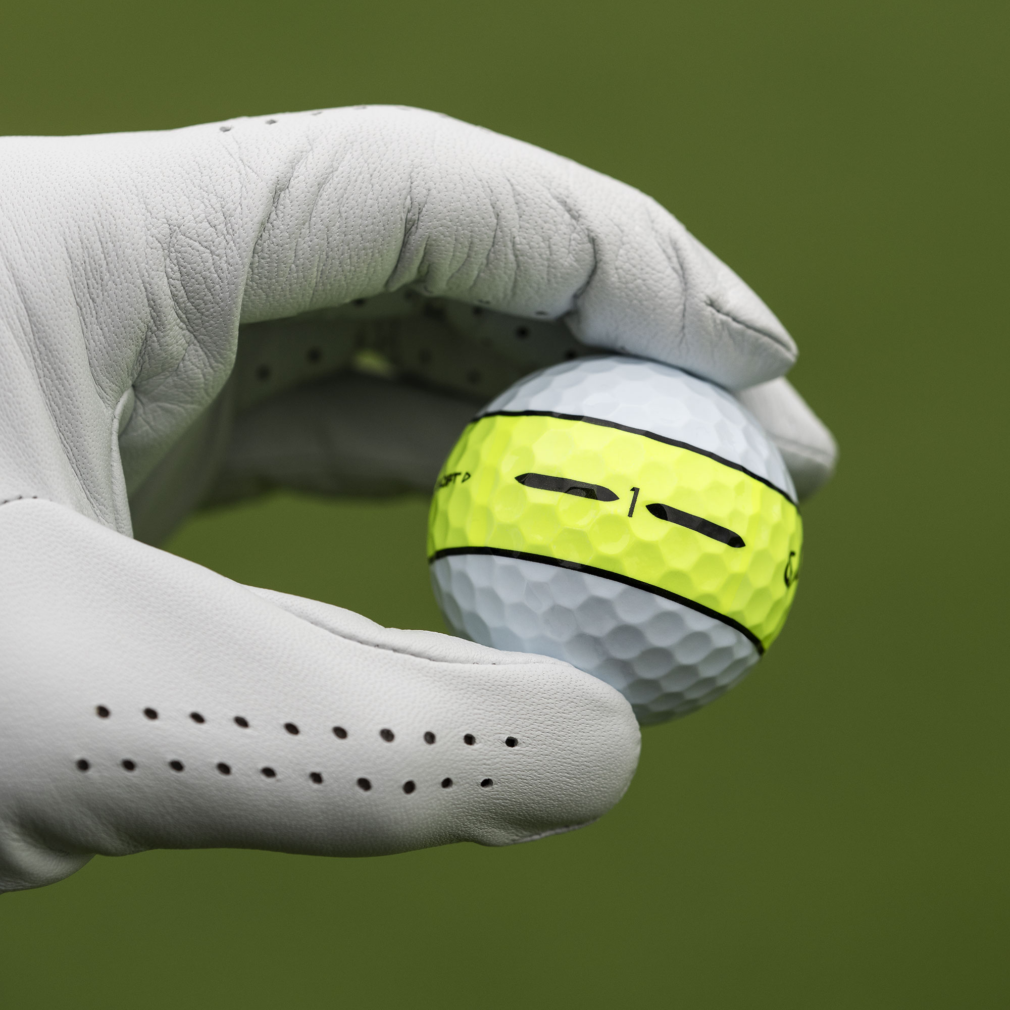 Chrome Soft 360 Yellow Stripe '24 Golf Balls