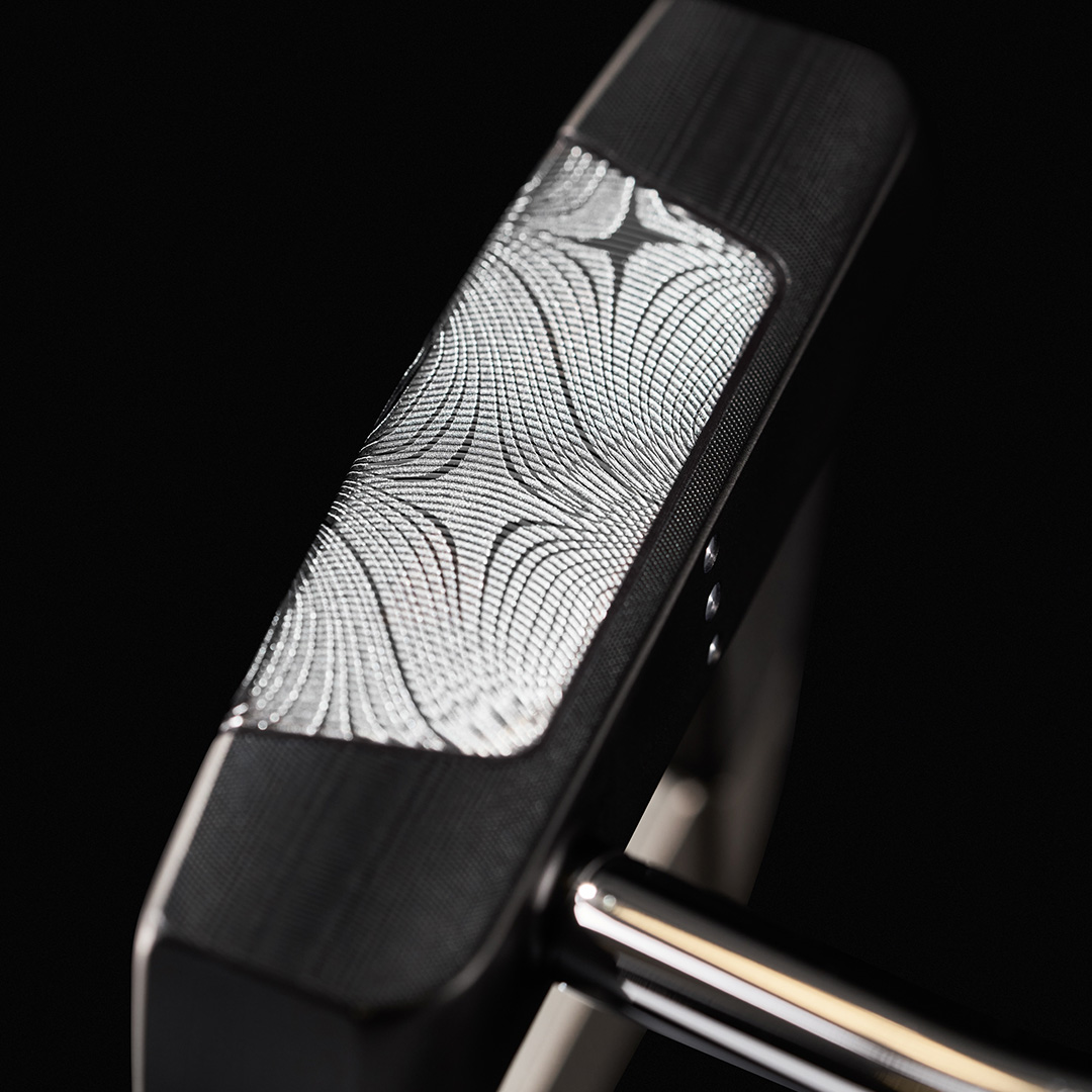 Damascus Milled Jailbird Mini Double Bend Putter
