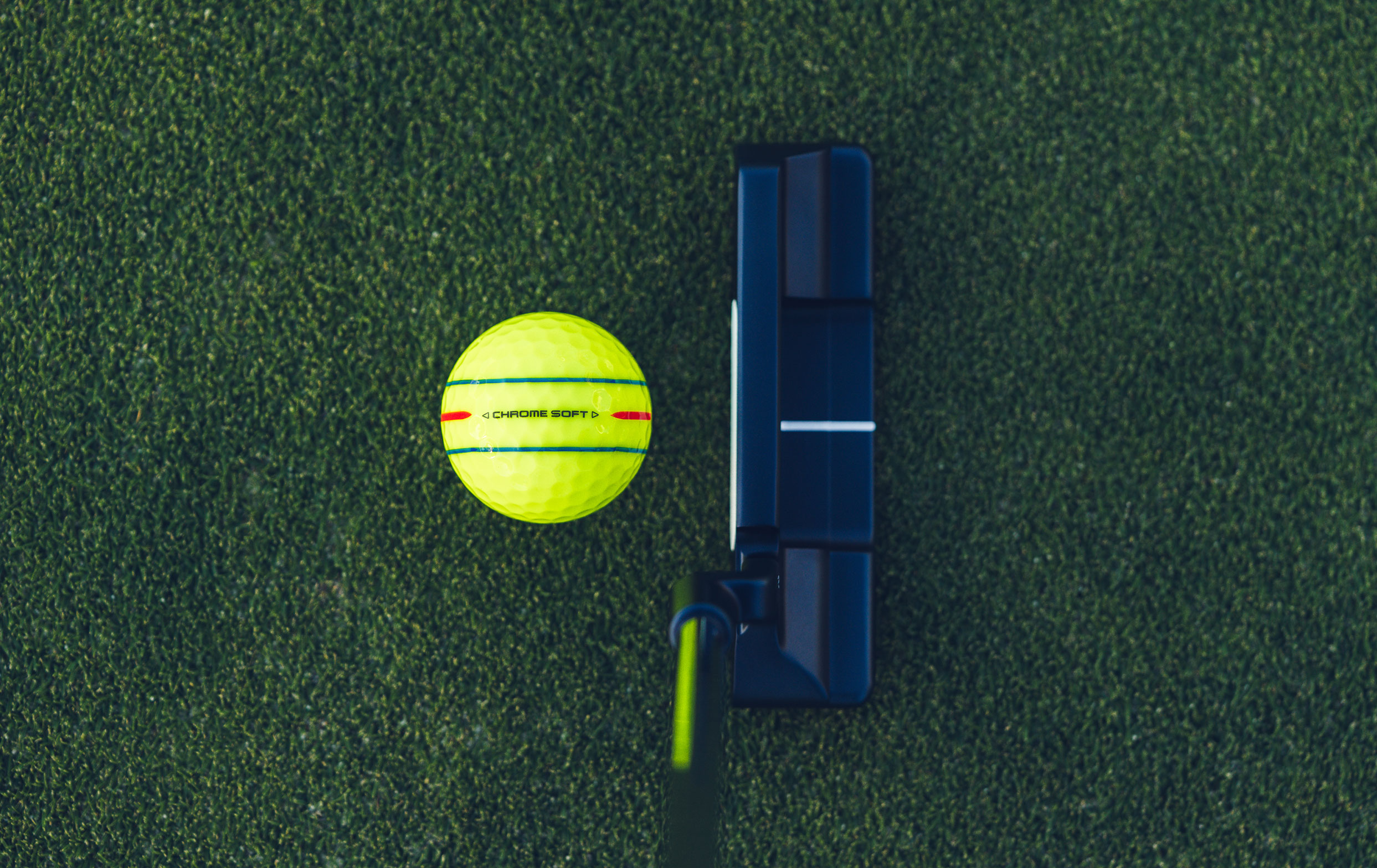 Chrome Soft 360 Triple Track Yellow Golf Balls