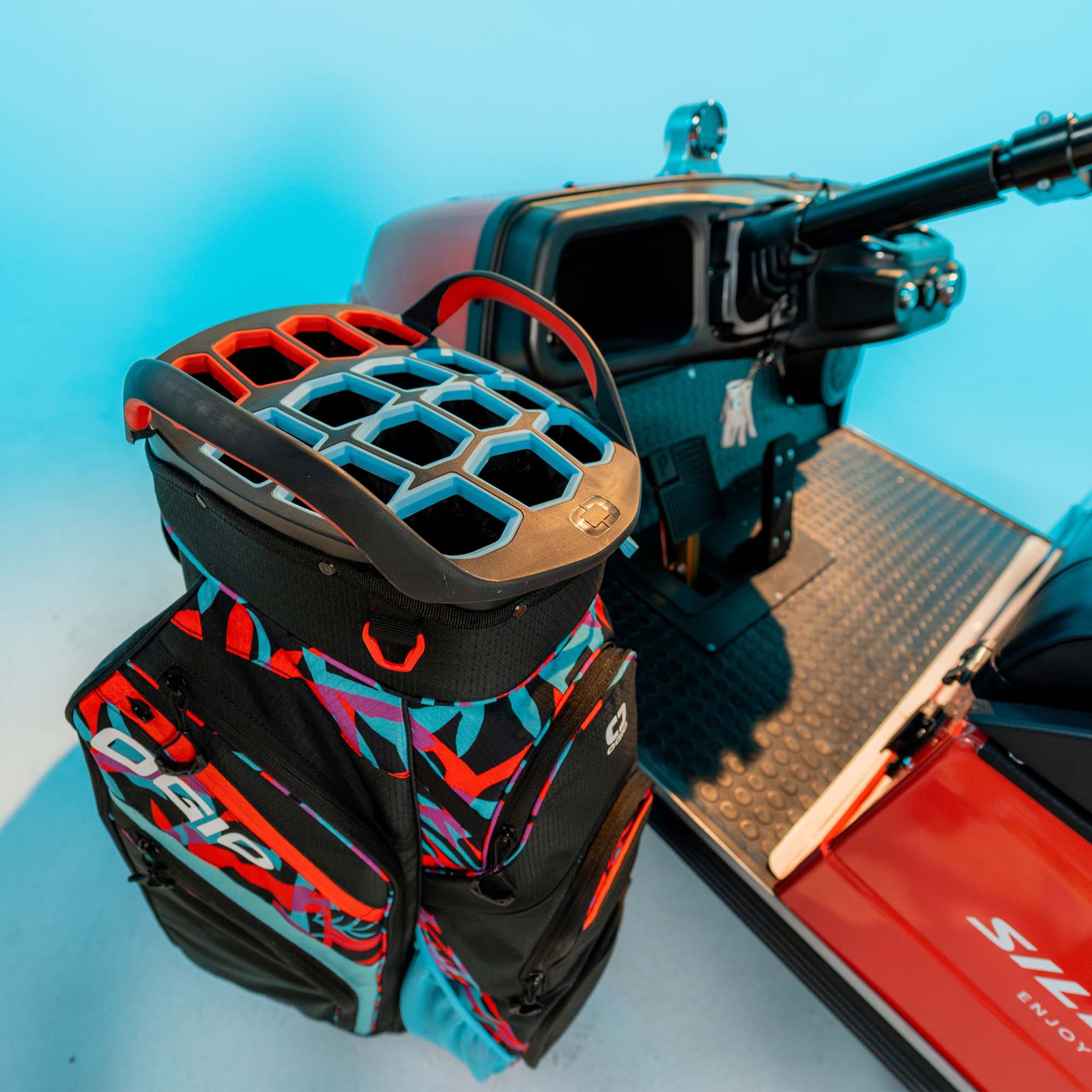 woode Cart Tropical Punch Golf Bag