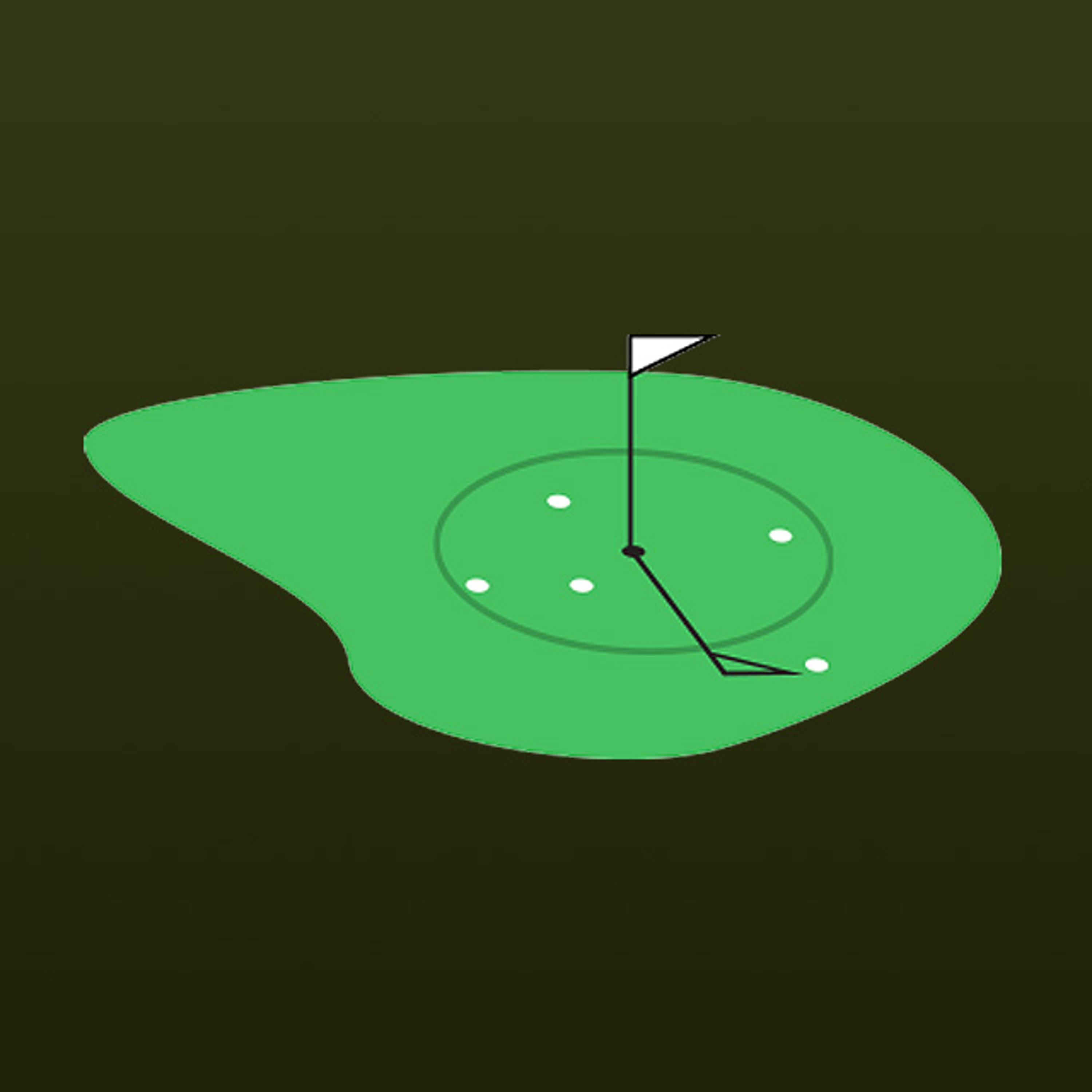 man golfing