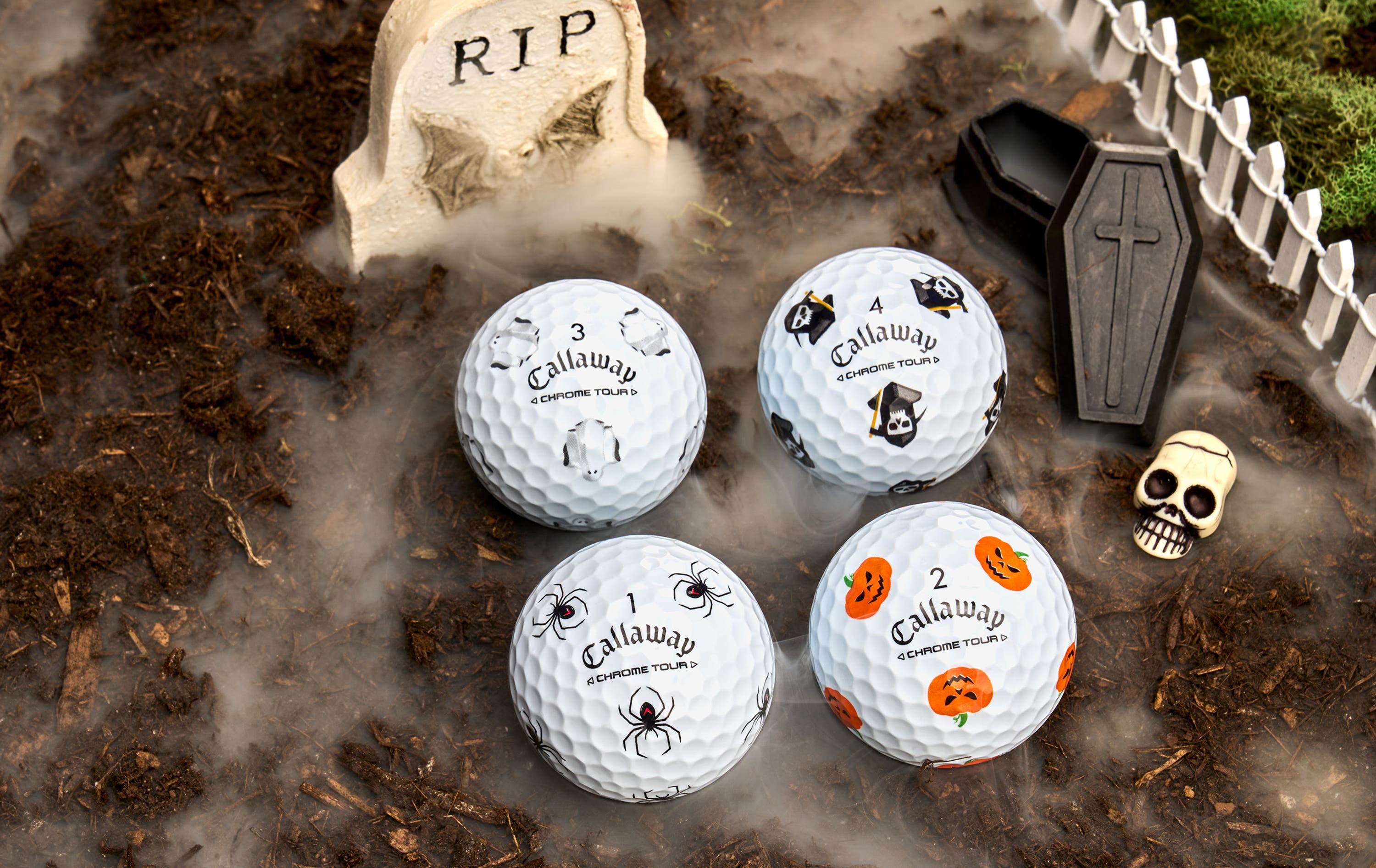 halloween golf balls