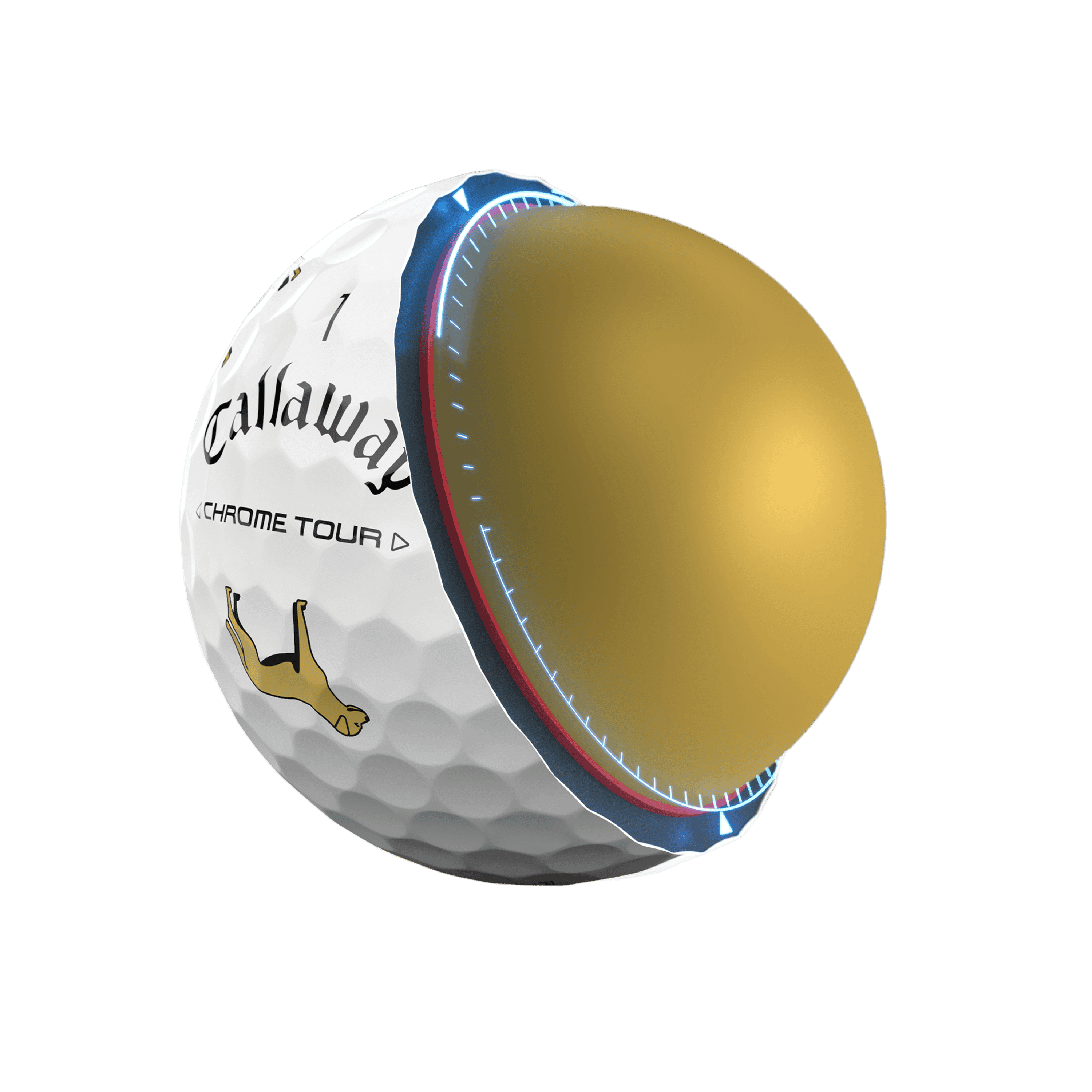 Chrome Tour lab Golf Balls technology