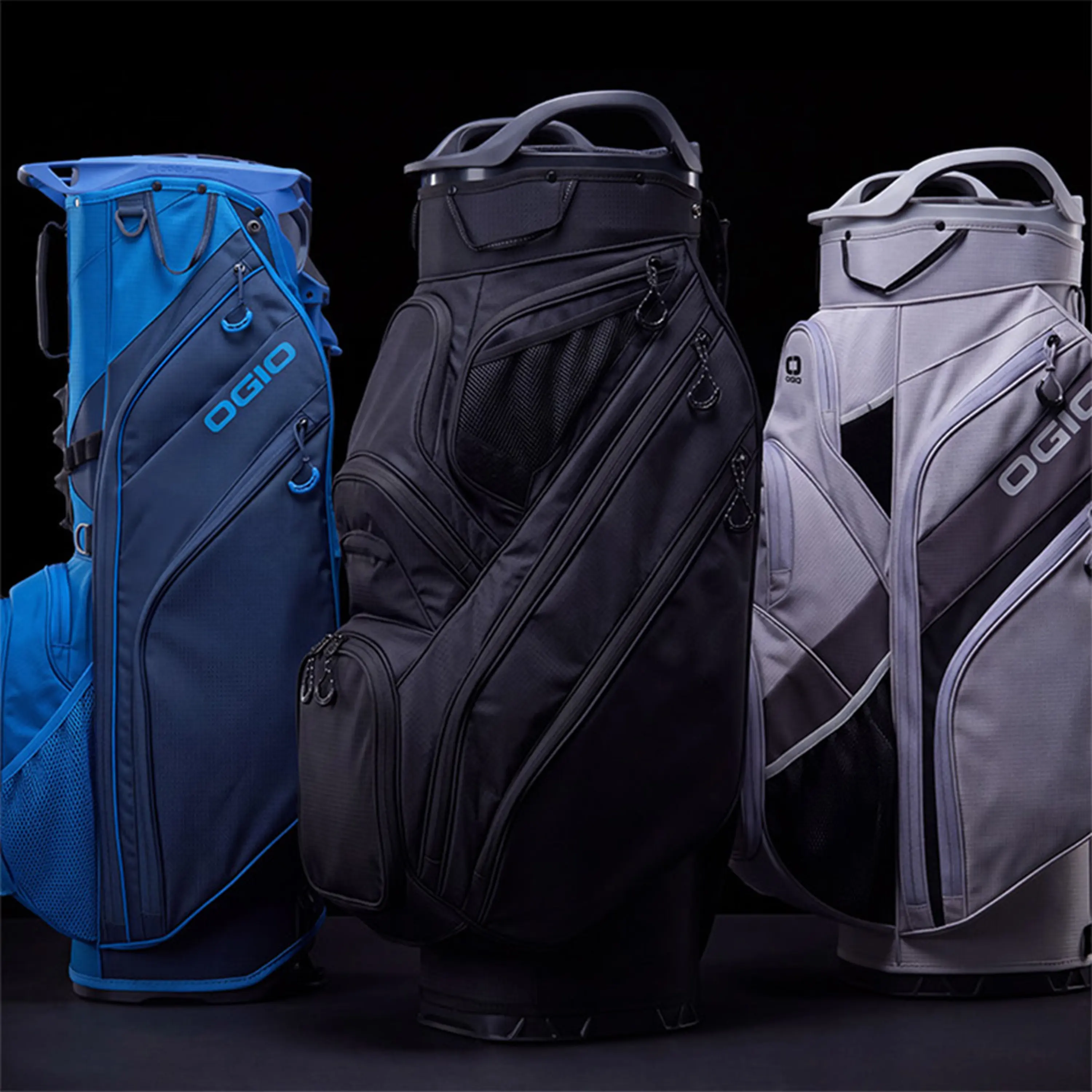OGIO Black Label and Prior Gen Golf bags