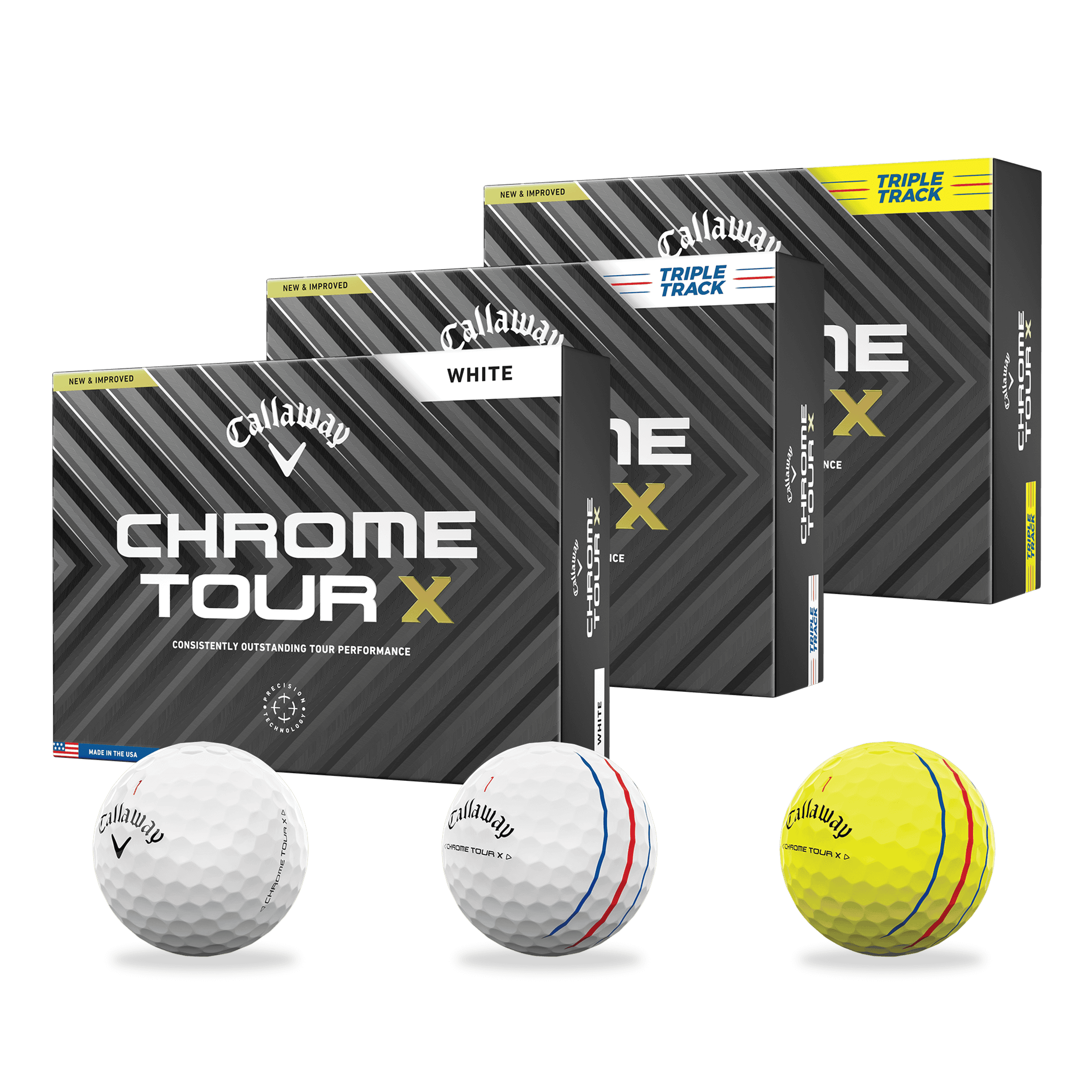 Callaway Chrome Tour X アメリカンフラッグ ボール Chrome Tour X Golf Balls | Callaway Golf