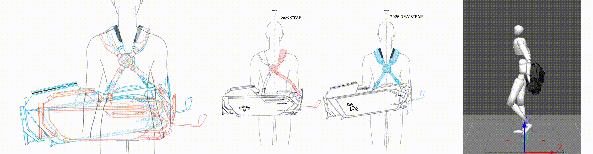 Callaway Golf Bag Straps
