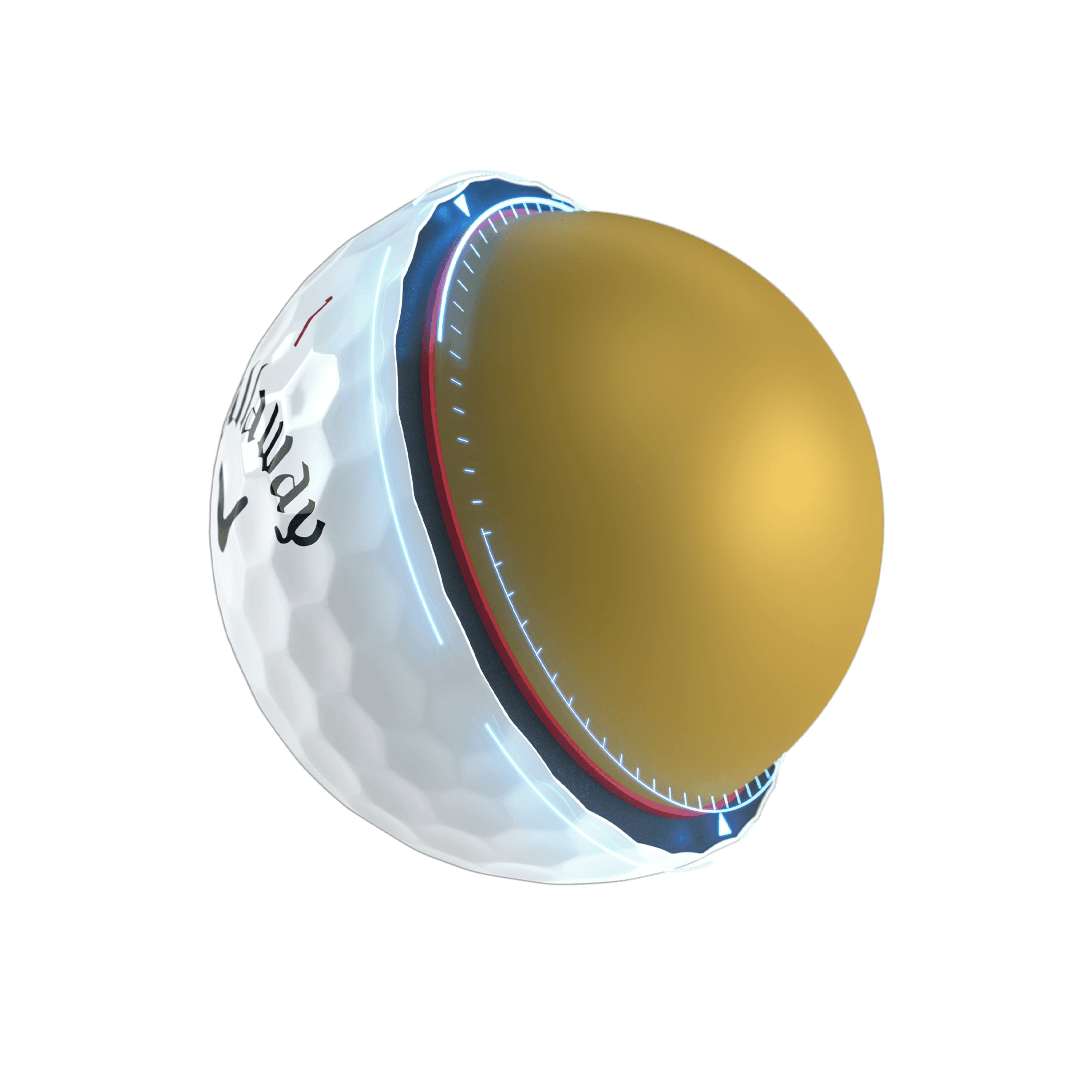 Chrome Tour white golf balls