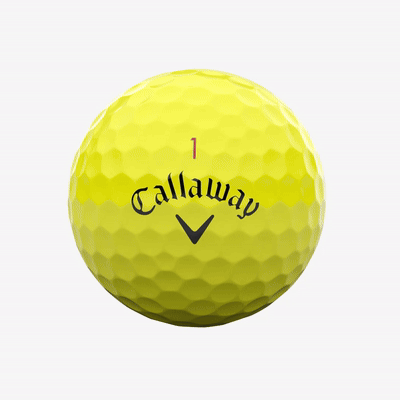 Chrome Tour X Yellow Golf Balls