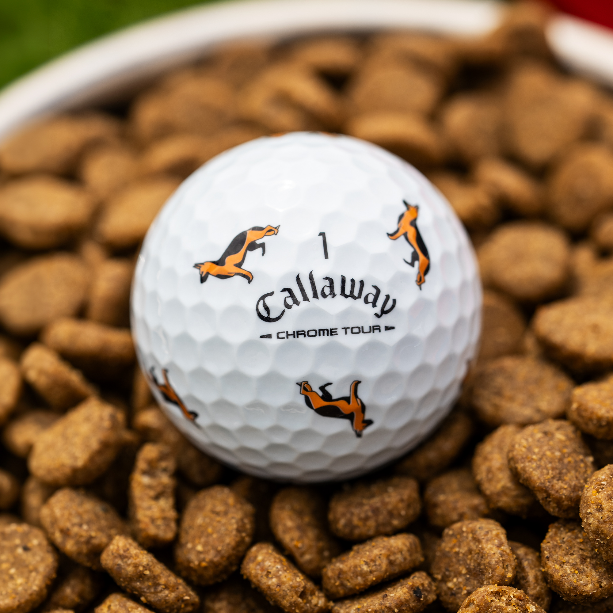 Chrome Tour German Shepherd Dog Golf Balls