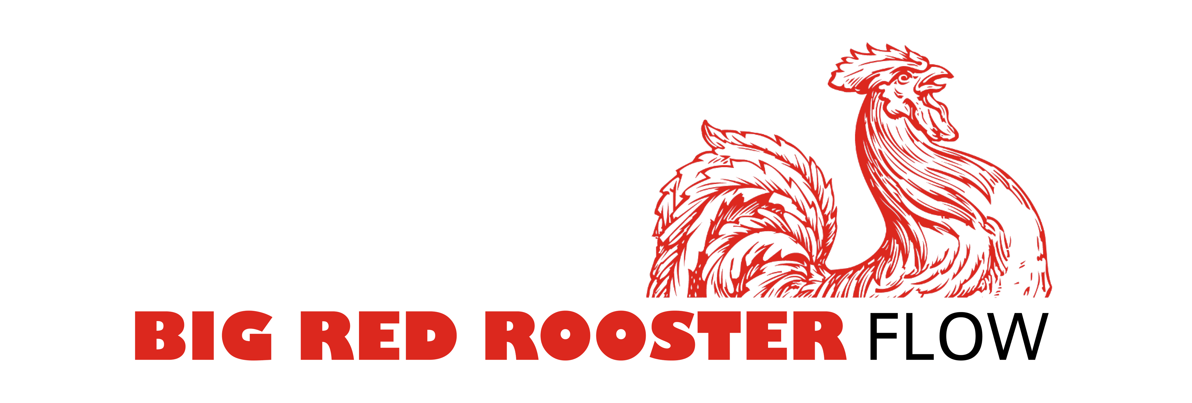 Big Red Rooster Flow Logo