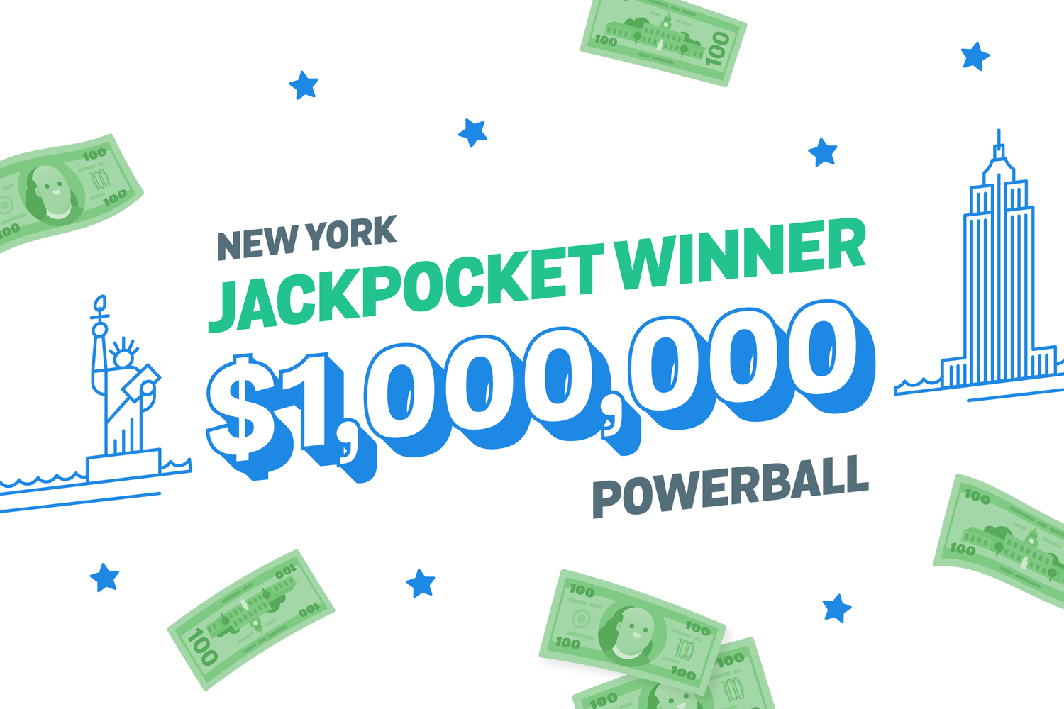 New York Couple Wins $1M Powerball Prize in Time for 34th Anniversary