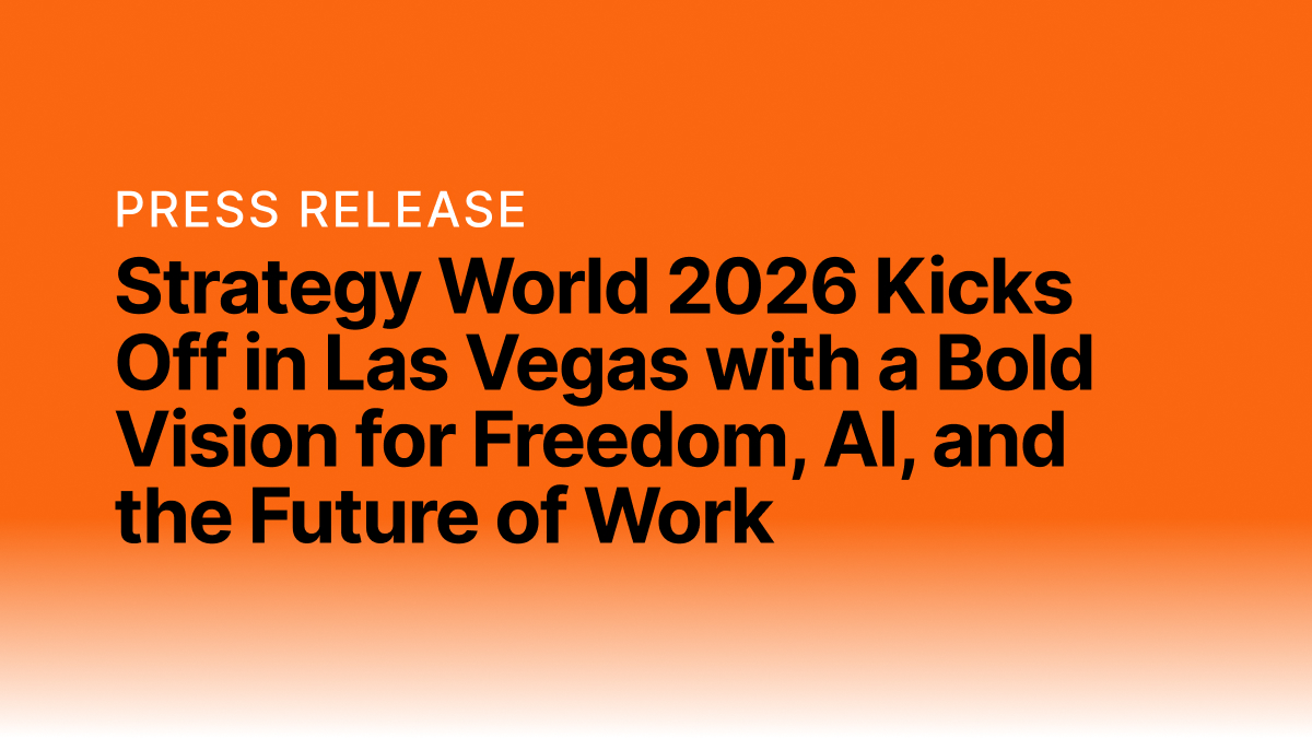Strategy World 2026 Kicks Off in Las Vegas with a Bold Vision for ...