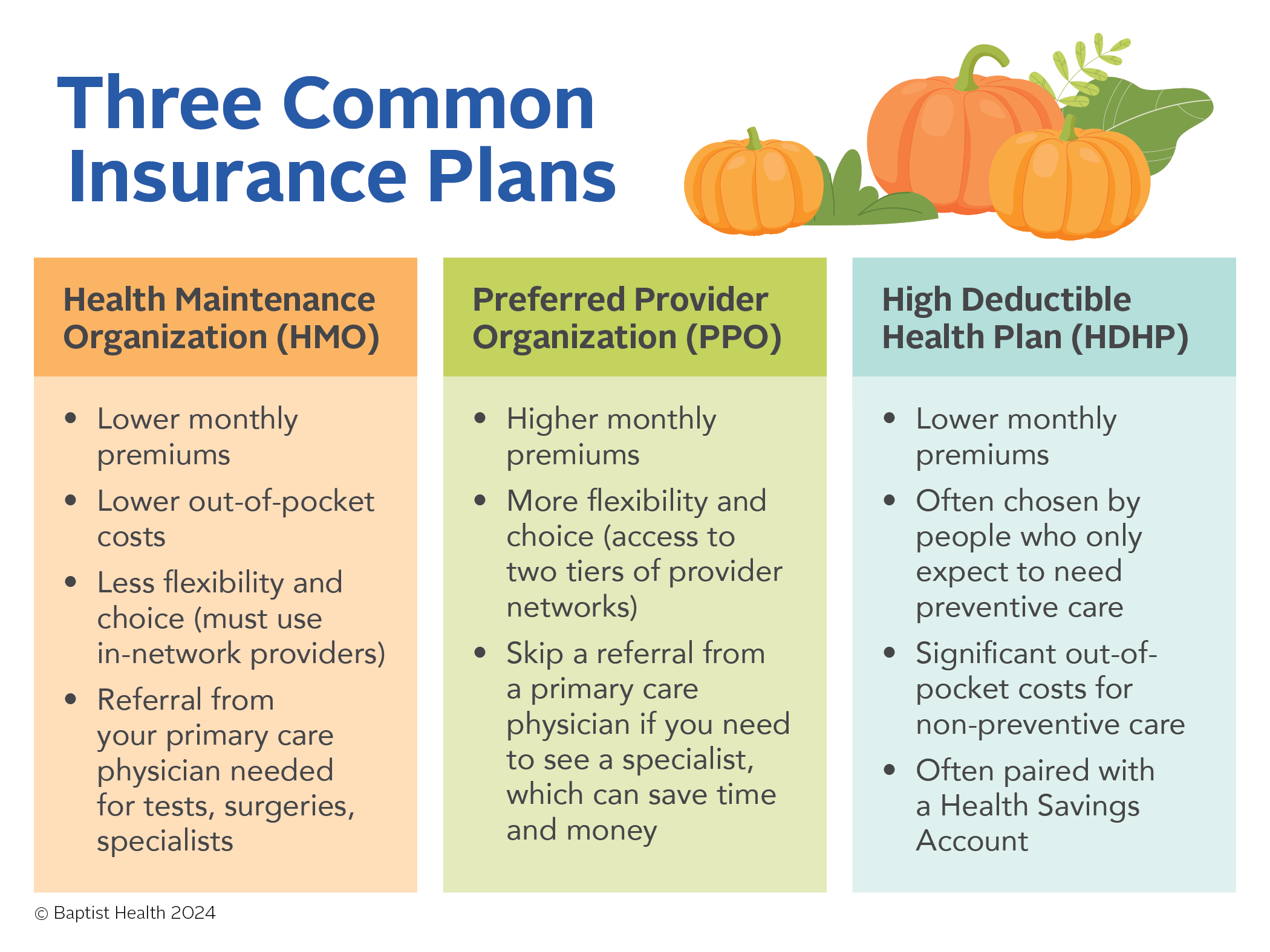 types of insurance plans