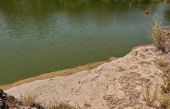 A serene swimming hole in Texas.