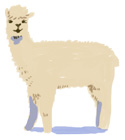 An illustration of an alpaca.