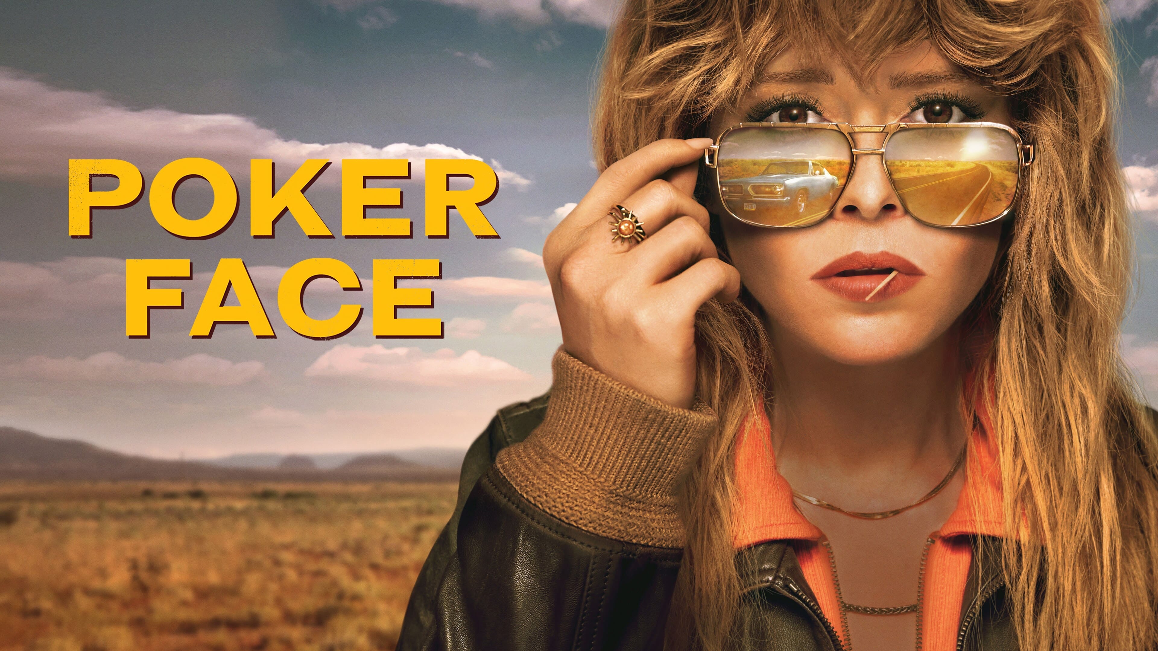 Lady touching her sunglasses 