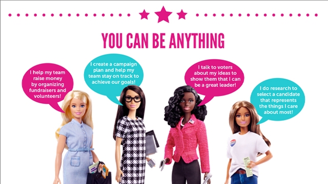 Barbie campaign online team