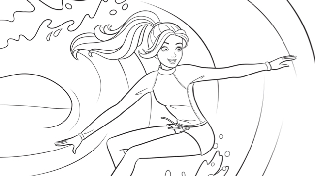 Coloring Pages | Printable Barbie Doll Coloring Pages for Kids-saigonsouth.com.vn