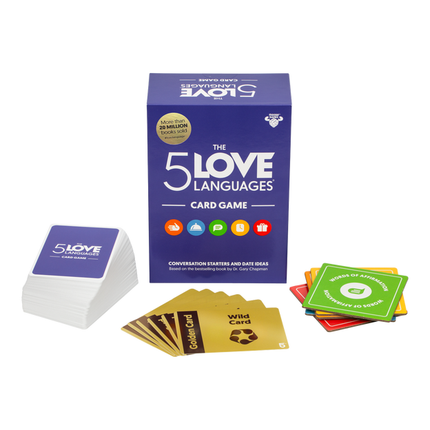 5 Love languages packaging and cards. 