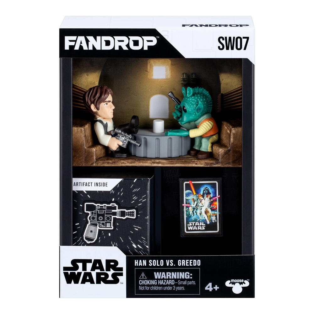 FANDROP Star Wars W3 Figure 2 Pack Han Solo Vs Greedo