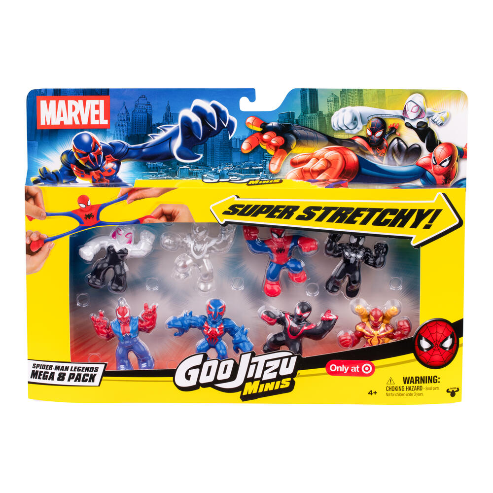 Goo Jitzu Marvel S12 Minis Spider-Man 8 Pack | Moose Toys