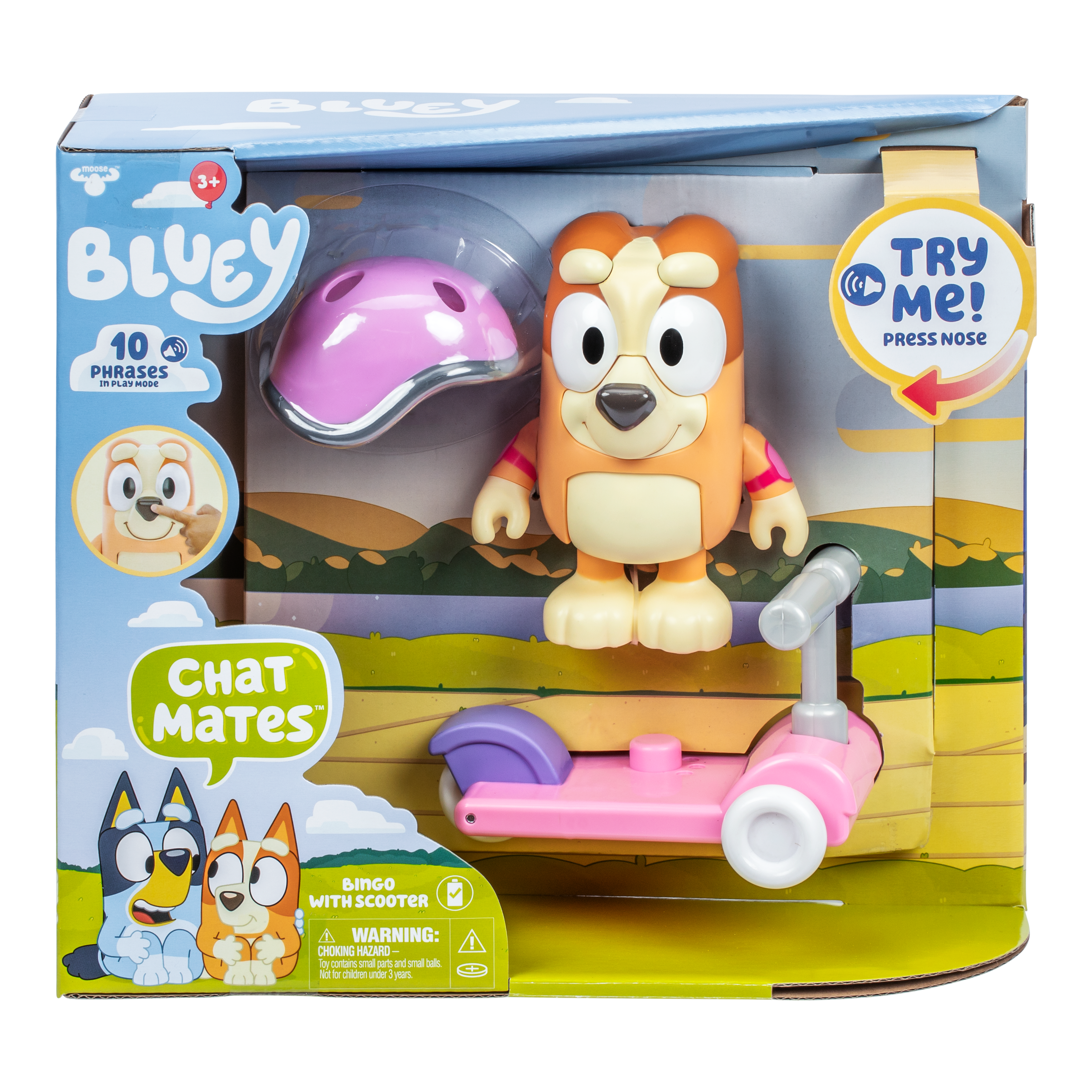 Bluey S13 Chat Mates Figure & Accessory Scooter Bingo