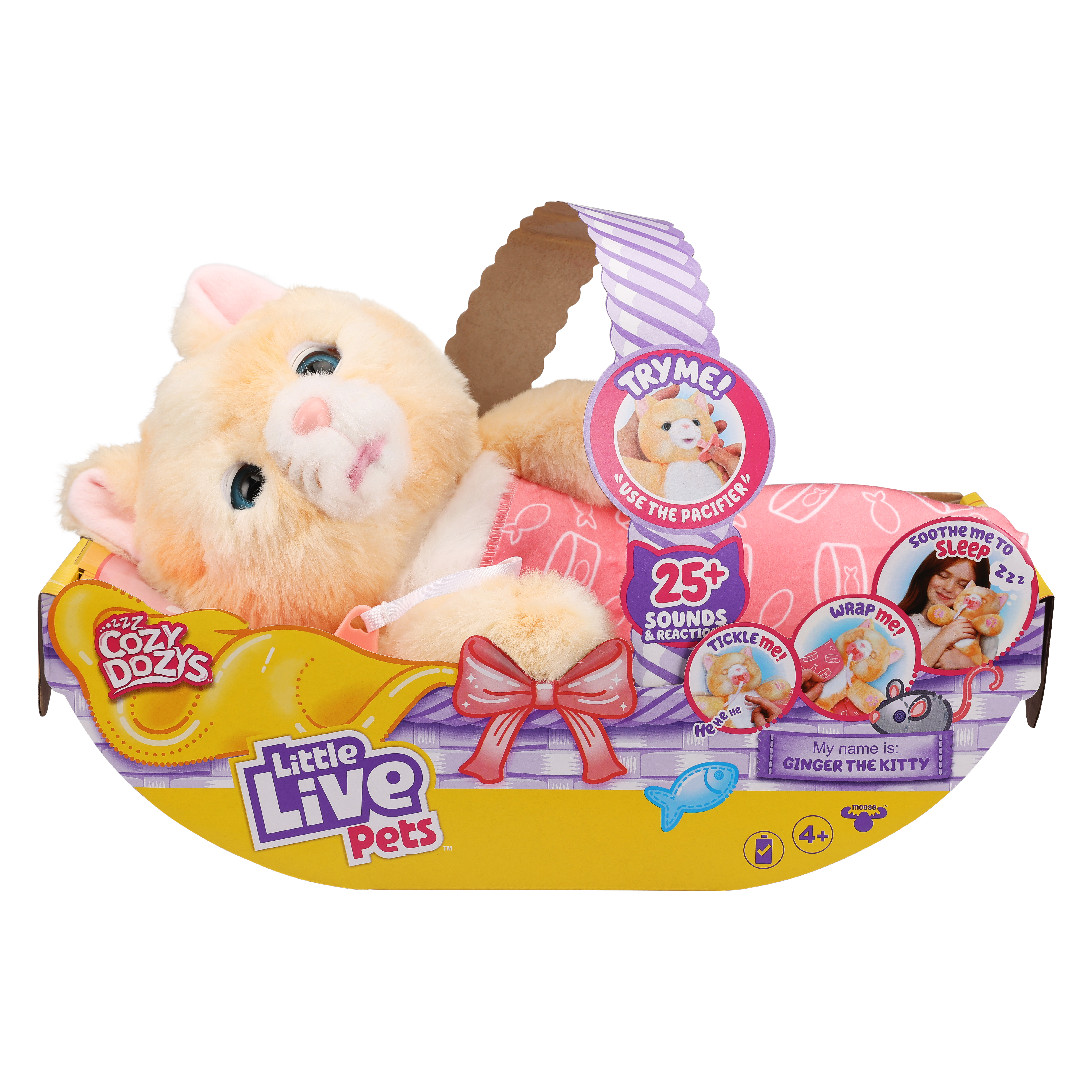 【kittiページ】 Little Live Pets Cozy Dozys S5 Single Pack Ginger the Kitty